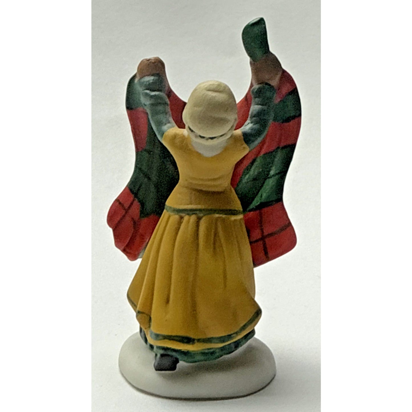 Vintage Set of 2 Dept 56 New England Village Christmas Bazaar Handmade Quilts