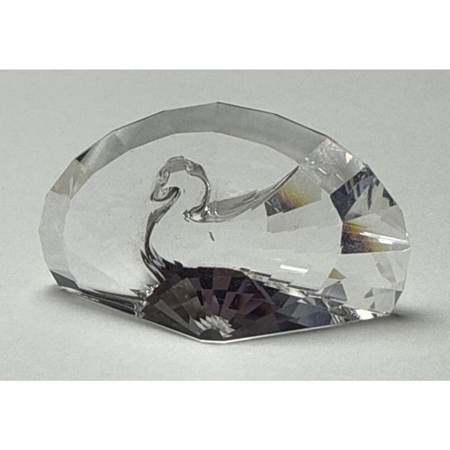 Swarovski Crystal 2015 SCS Renewal Gift Peacock 5063699 Paperweight
