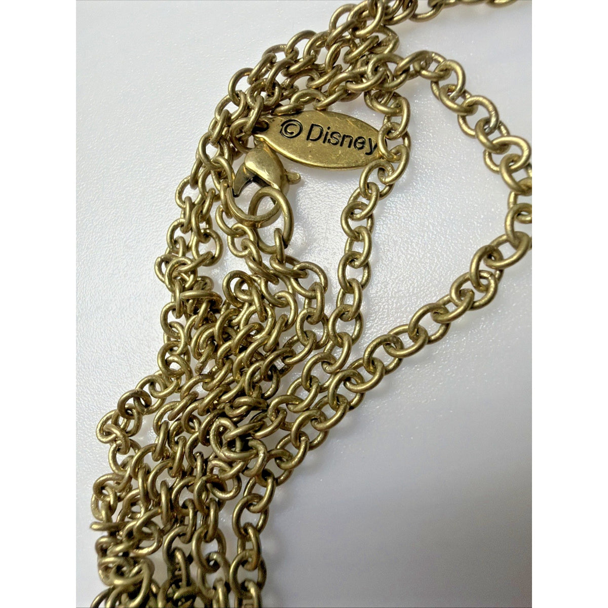 Vintage Disney Alice in Wonderland Sparrow Pendant Necklace