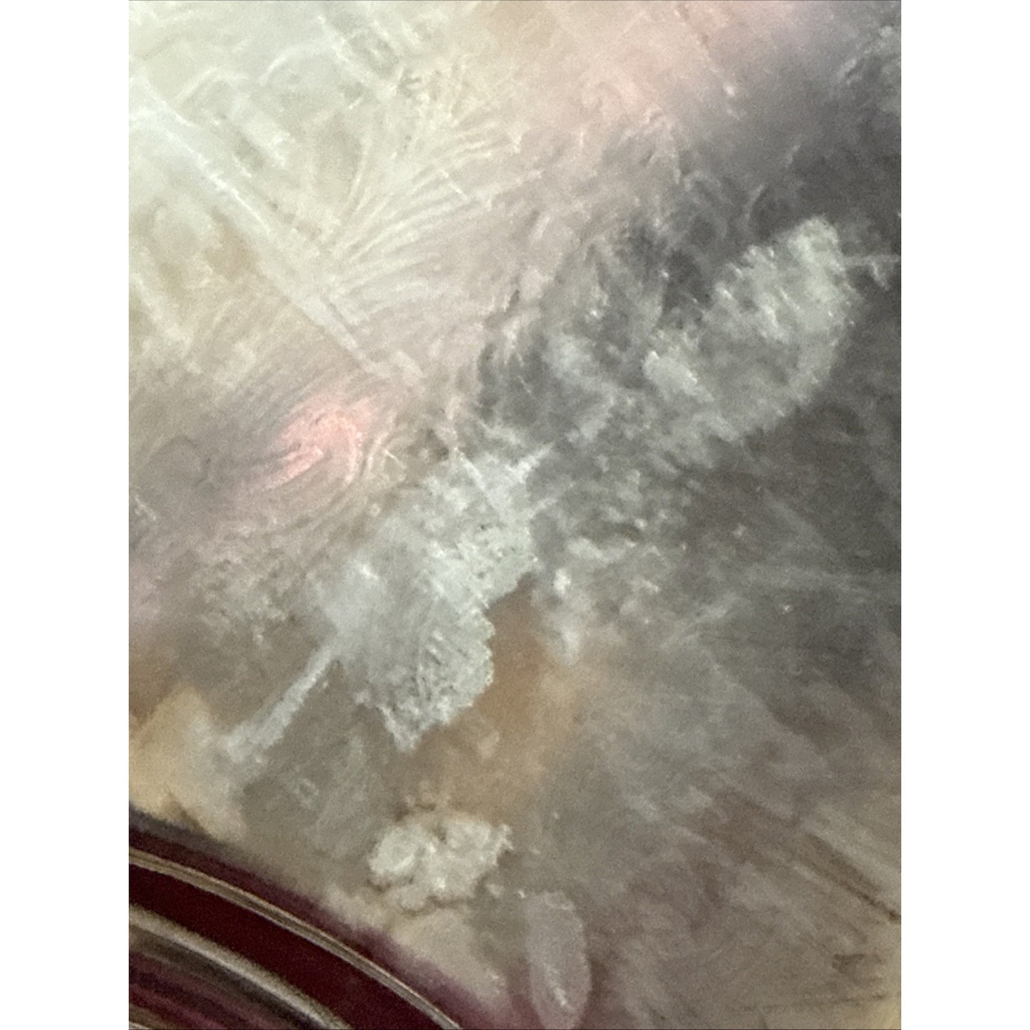 Vtg Silverplate Footed Serving Tray Butler Handles Ornate Engraved Rococo 23.5"