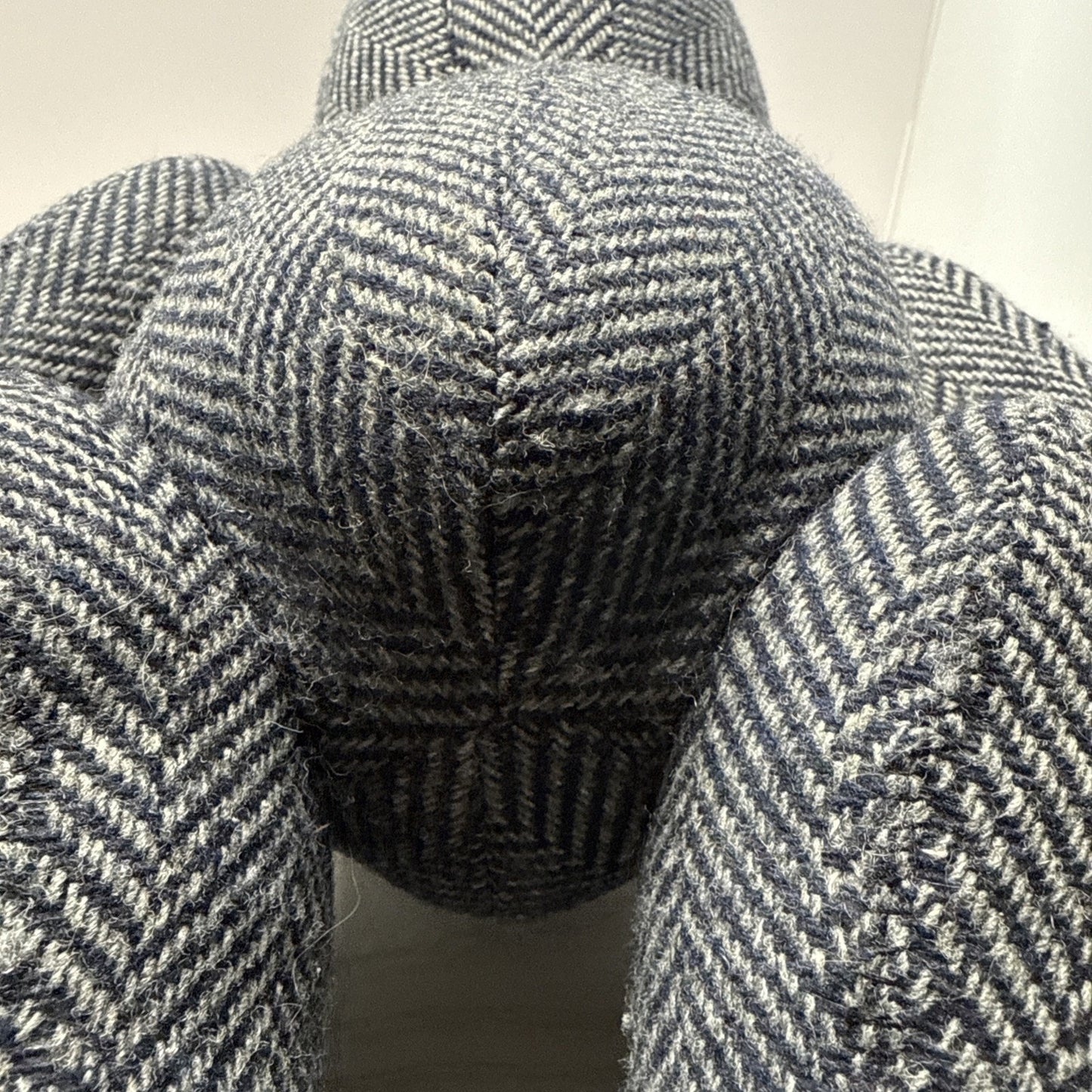 Handmade Tweed Teddy Bear Herringbone Jointed Corduroy Harris Read