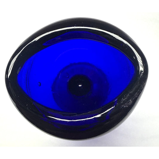 Antique John Bull Cobalt Blue Trademark 1917 Pinched Eye Wash Cup