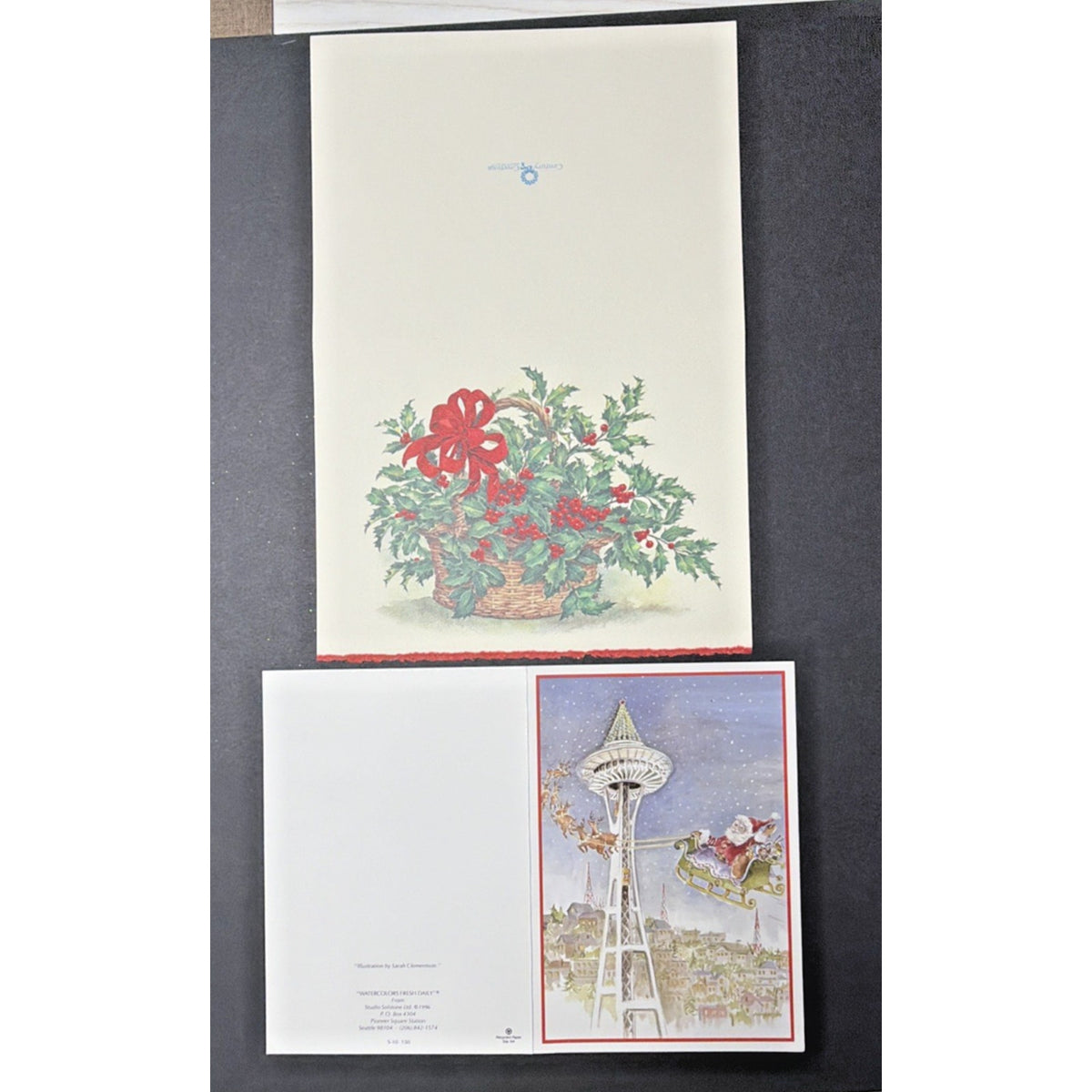 Vtg Lot of 10 Christmas Cards Hallmark Linda David Clementson Sunshine Engelbrei