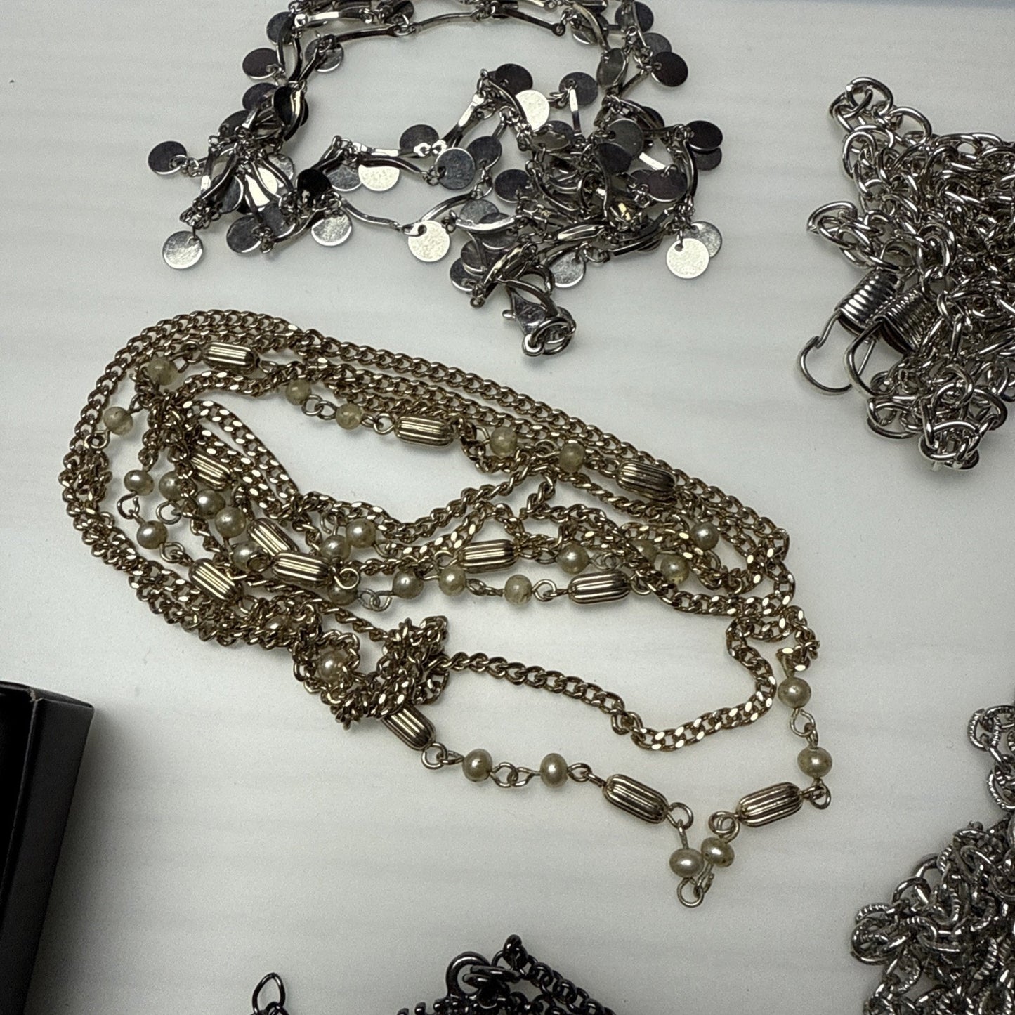 Vintage Modern Junk Jewelry Lot Craft Art Damage Craft Art Wearable As-Is 2#