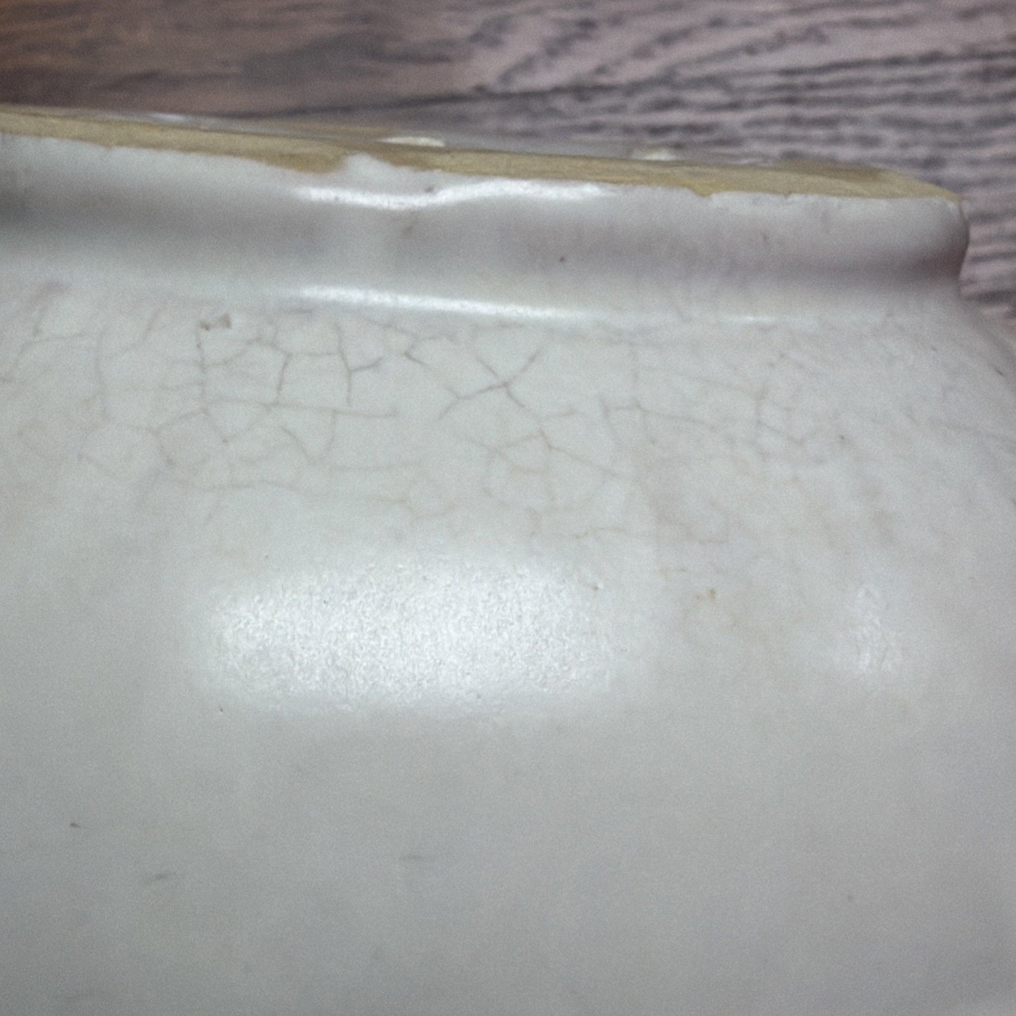 Old McCoy Pottery Stoneware Matte White Glaze Leaves and Berries Stovepipe Vase