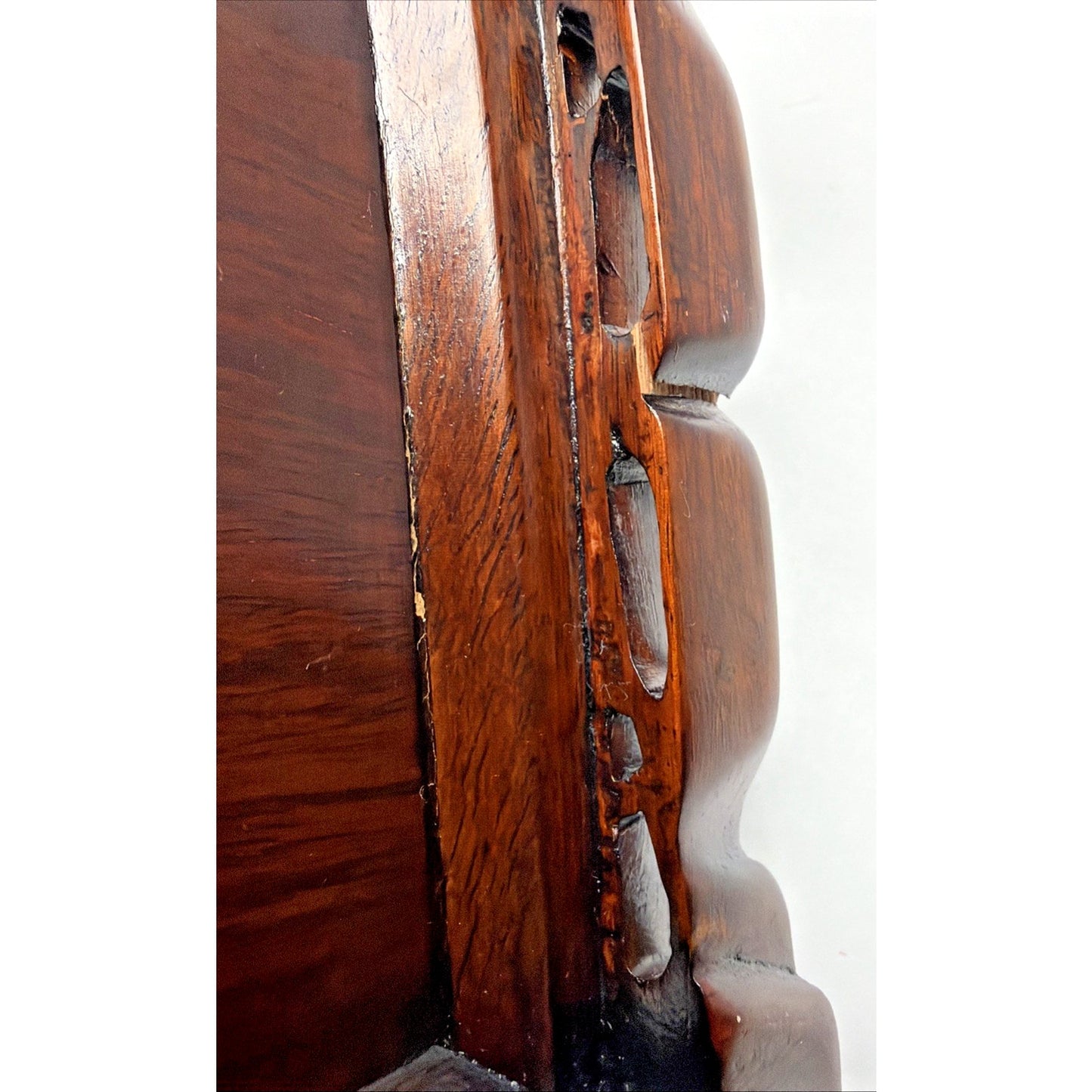 Old Chinese Hard Wood Carved Display Stand Base Pedestal Table