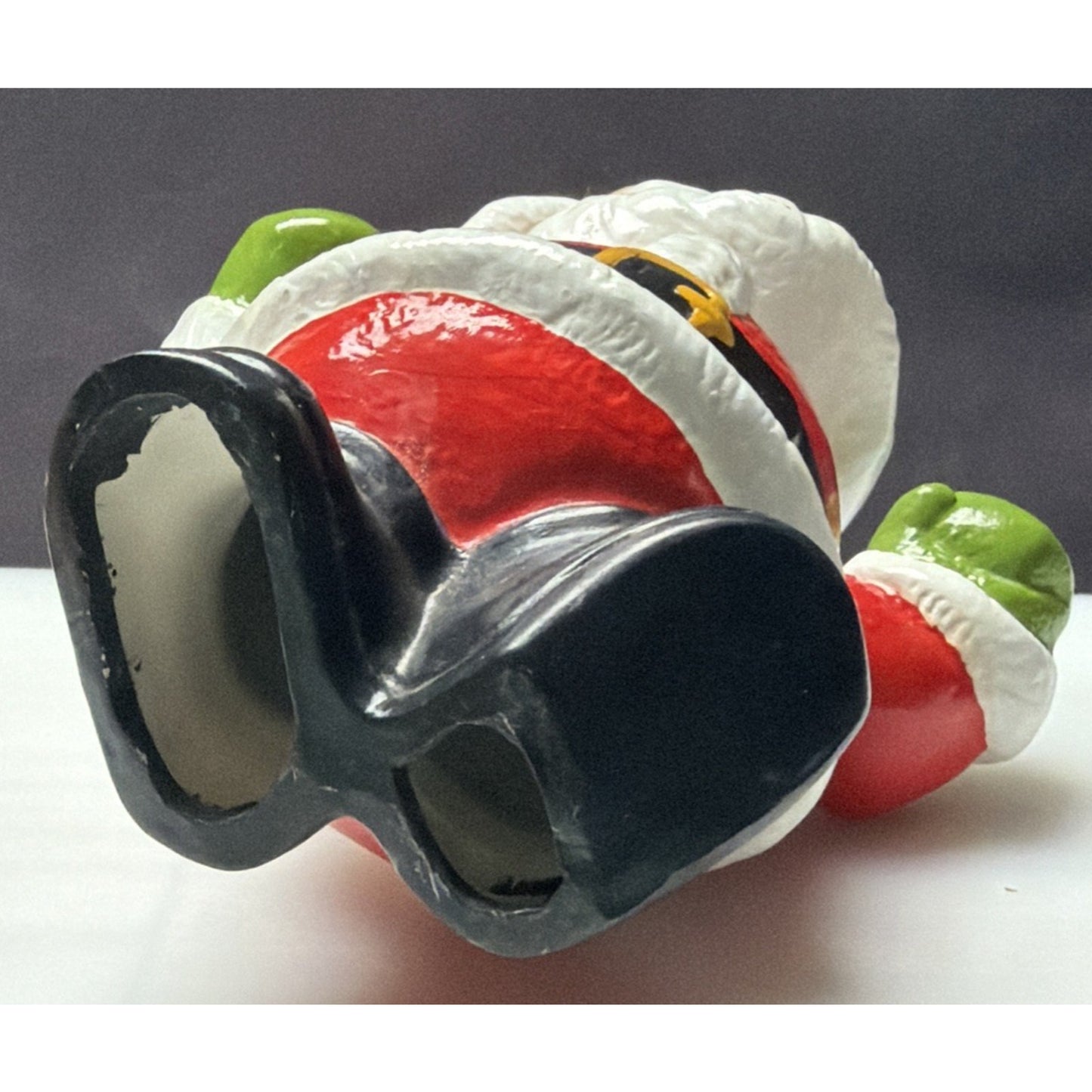 Vintage Gare Barbara Baldwin Ceramic Santa Claus Figurine Hand Painted