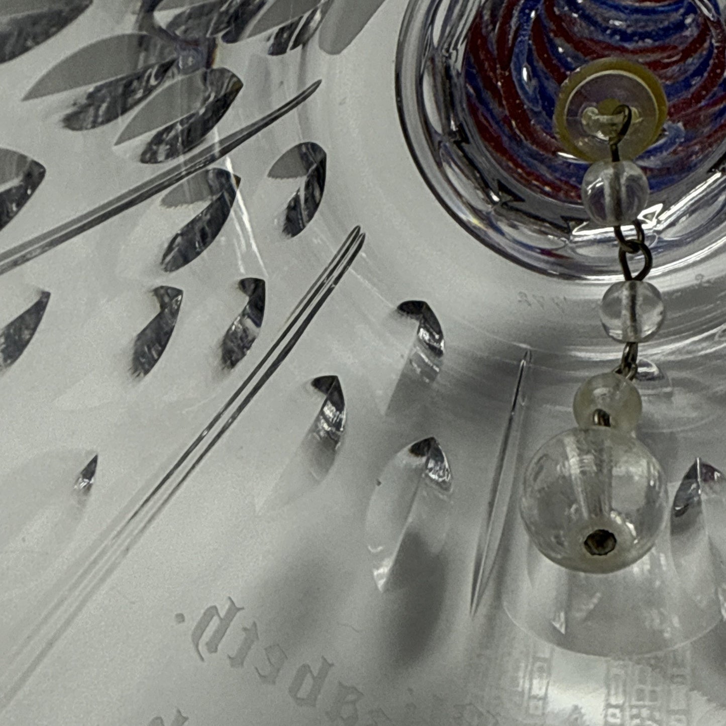 Vtg Royal Doulton Coronation Queen Elizabeth II Crystal Bell Swirl Handle Signed