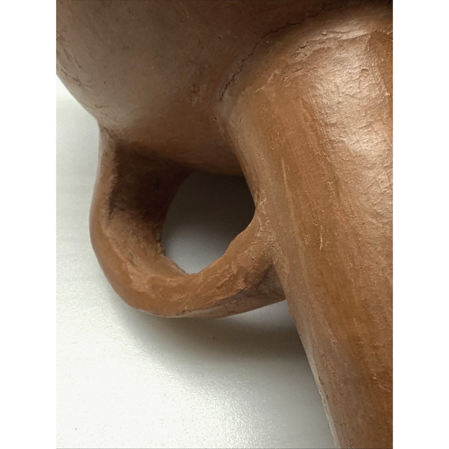 Old Jebena Tigray Ethopian African Clay Coffee Pot As-Is