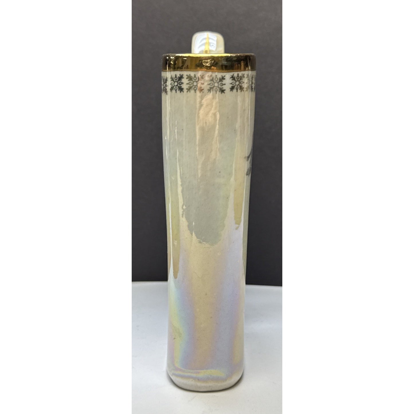 Old Karlovy Vary Czech Porcelain Hot Spring Water Sipping Cup Mug Lusterware