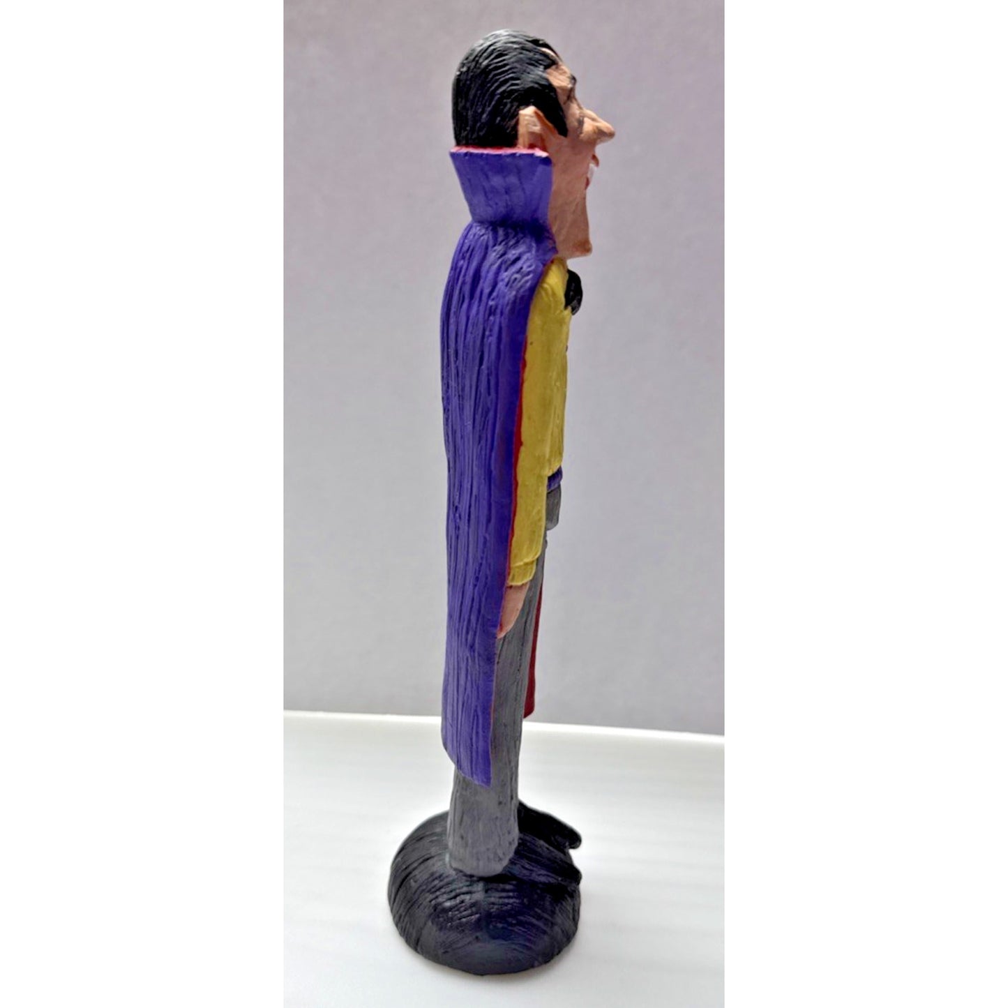 Vintage Nowells Inc Ceramic Mold Halloween Dracula Figurine Hand Painted As Is