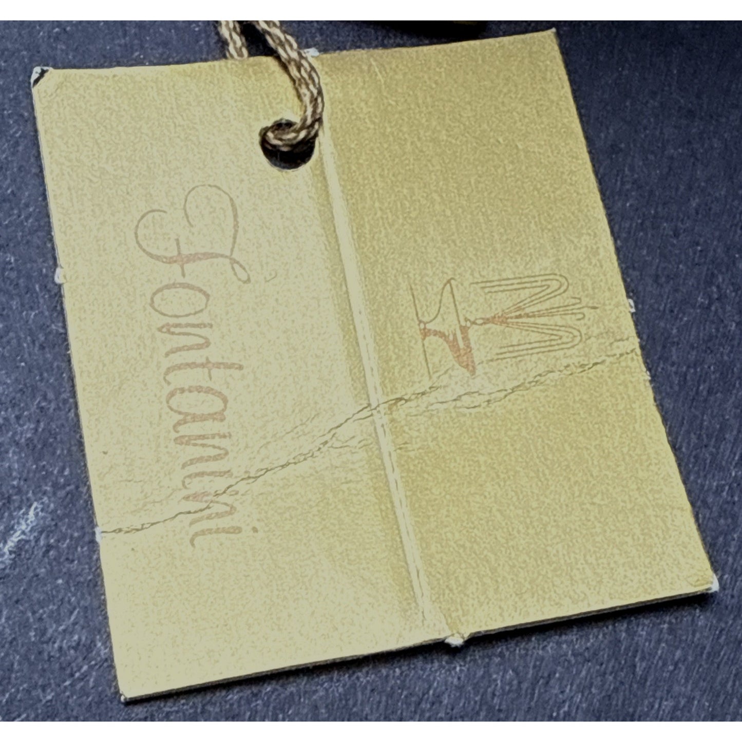 Vintage Fontanini Depose Italy 164 Nativity Angel Mandolin Spider Mark Tags