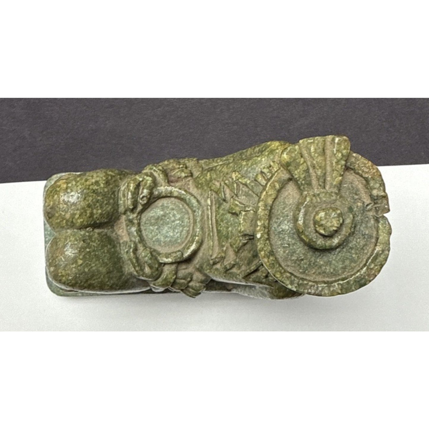 Vintage Chacmool Toltec Mayan Figurine Crushed Stone Resin Composite As Is Read