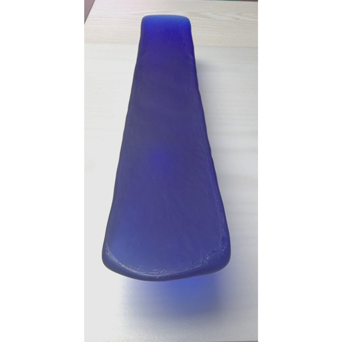 Sasaki Crystal Soichiro Sasakura Anasazi Cobalt Arch Candle Holder Cobalt Blue