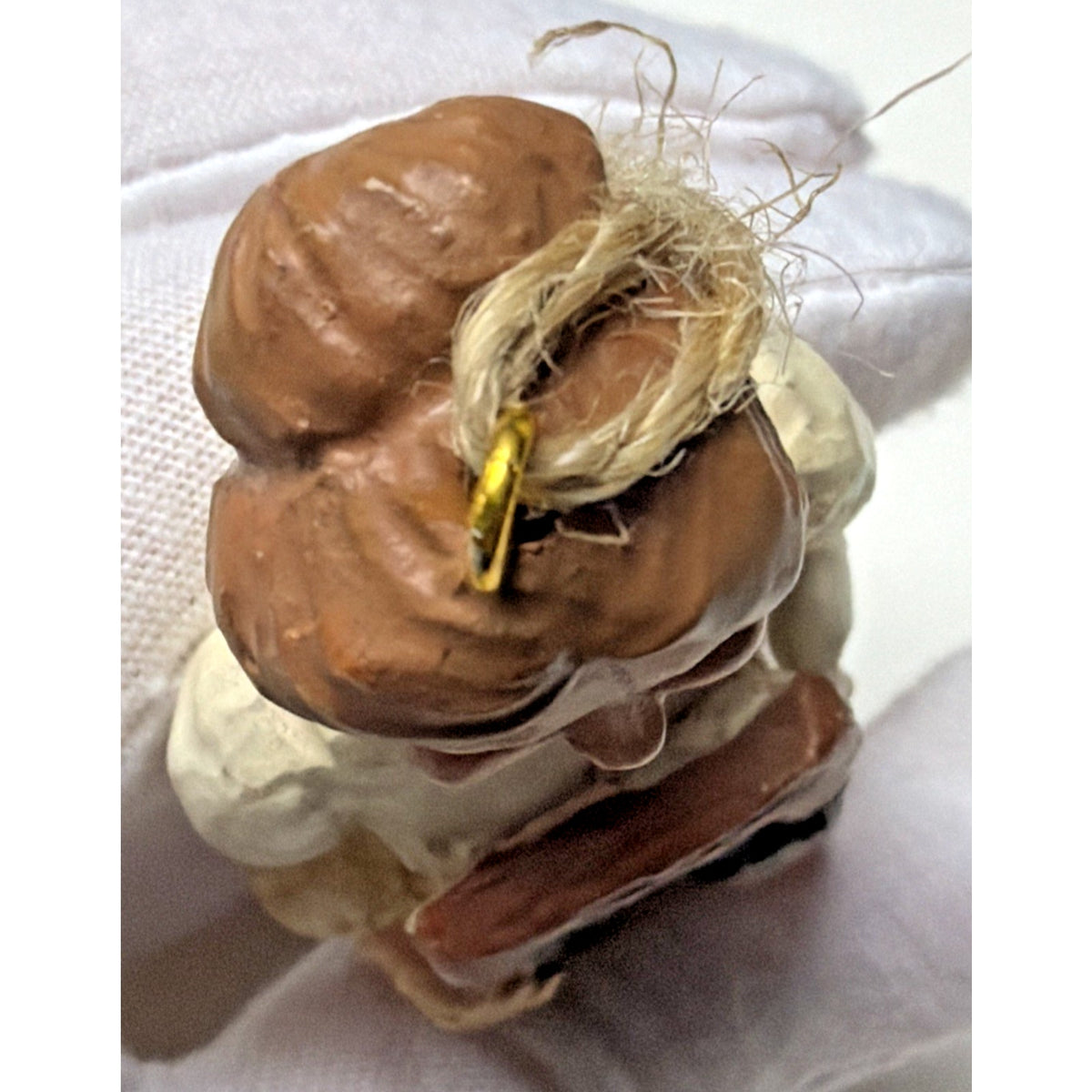 Folk Art Kurt S Adler Teacher Chalk Board Figurine Apple Christmas Ornament