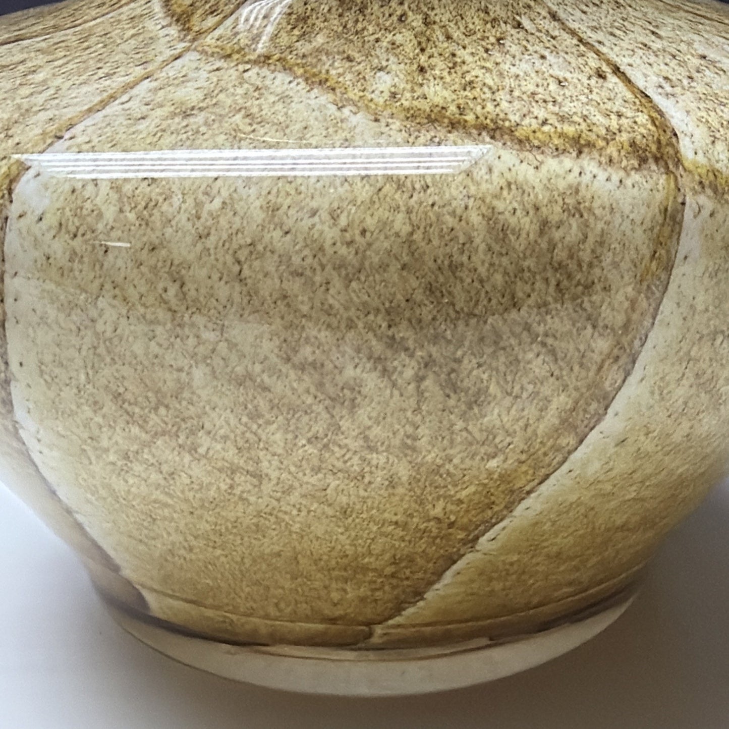 Fenton International Art Glass Sand Stone Vase 91023