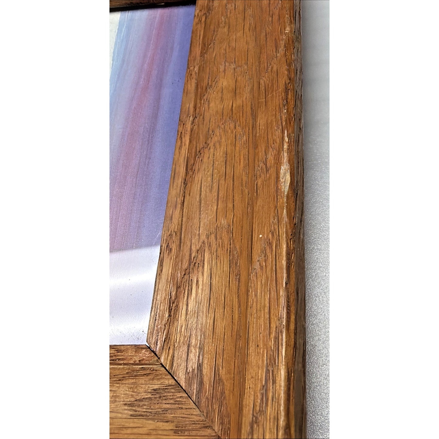 Vtg Cecil Youngfox Canadian Native Art Snow Singers Signed Wood Frame As Is