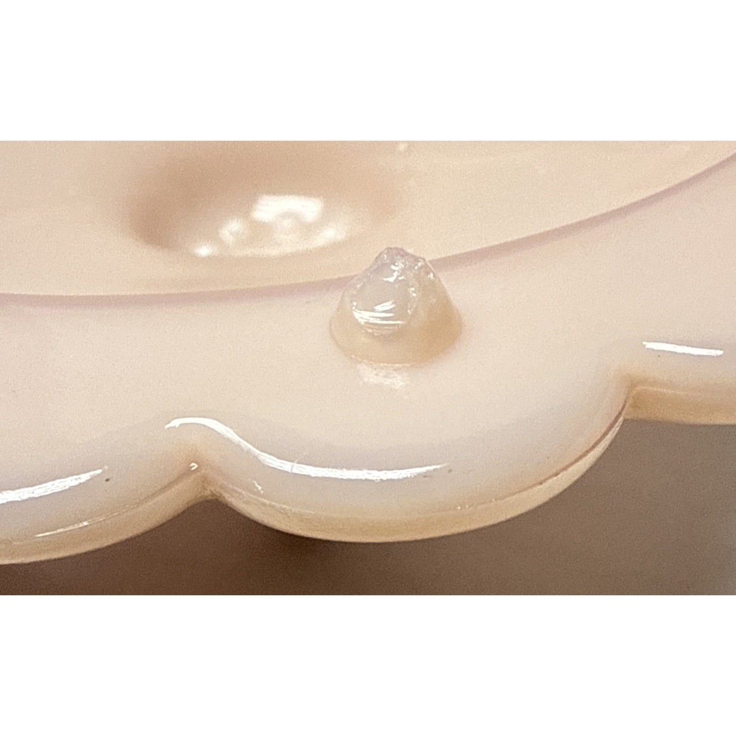 Rare Fenton Pastel Pink Rose Milk Glass Hobnail Candy Dish Powder Jar Lid As-Is