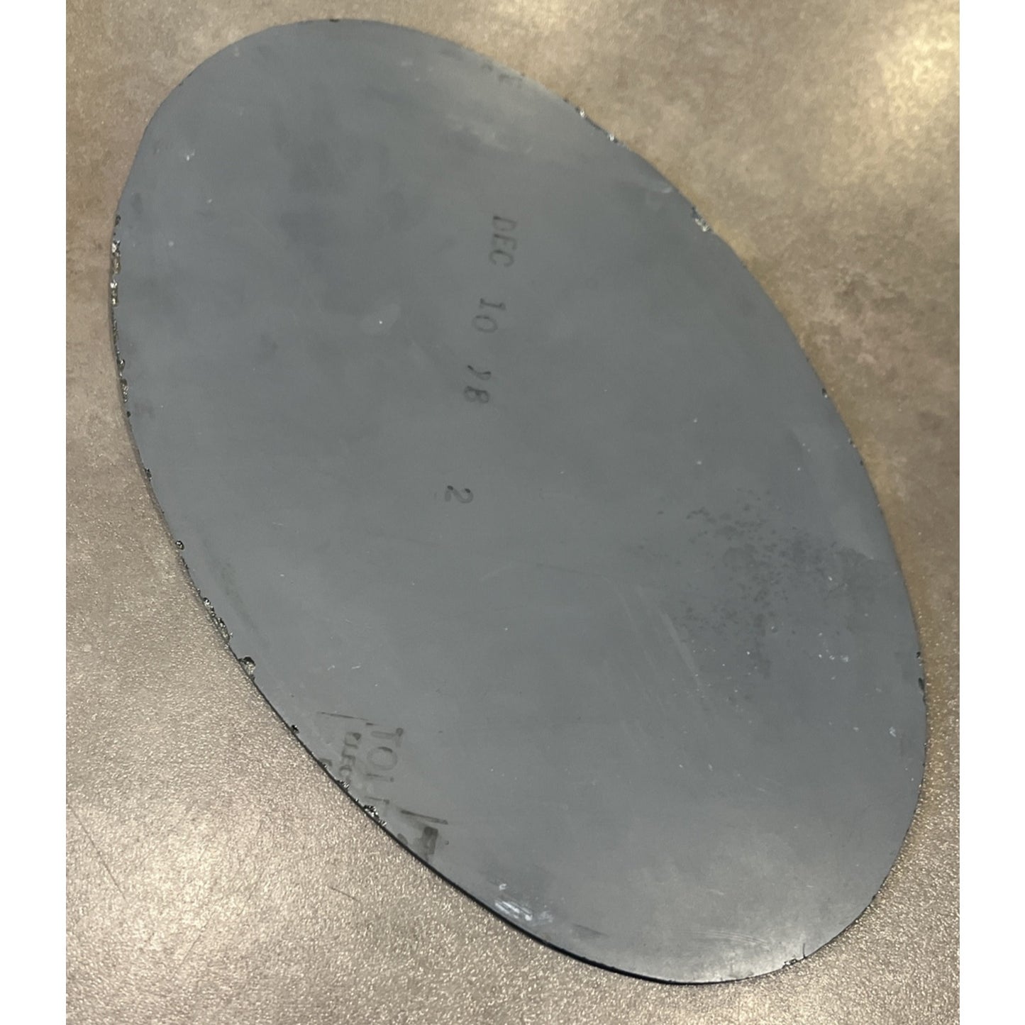 Vintage Ornate Glass Vanity Tray Dresser Mirror Aged Glass Fanned As Is