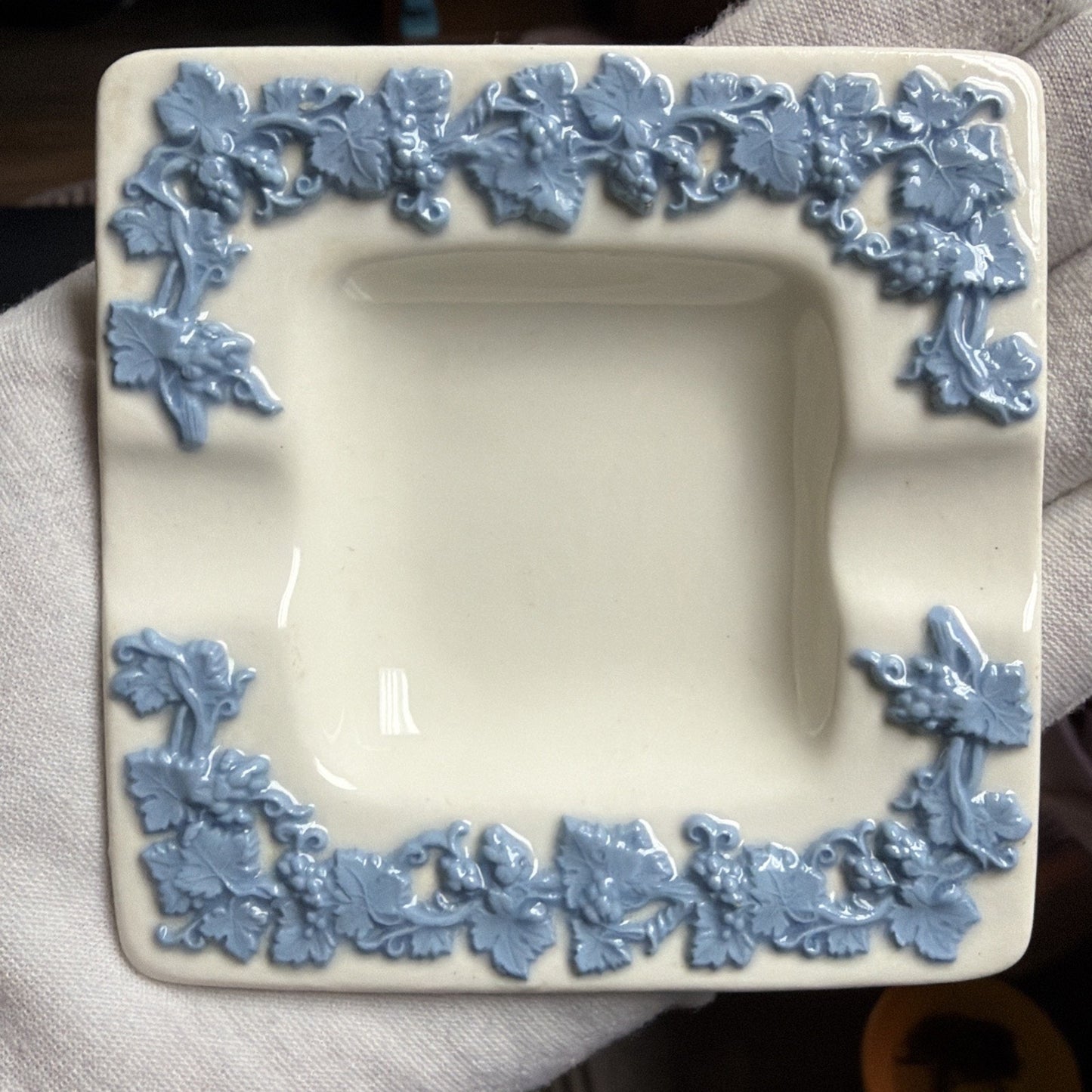 Old Lot of 8 CF Etruria Queensware Wedgwood Barlaston England Smoking Set Box