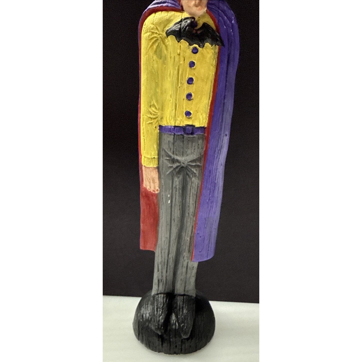 Vintage Nowells Inc Ceramic Mold Halloween Dracula Figurine Hand Painted As Is