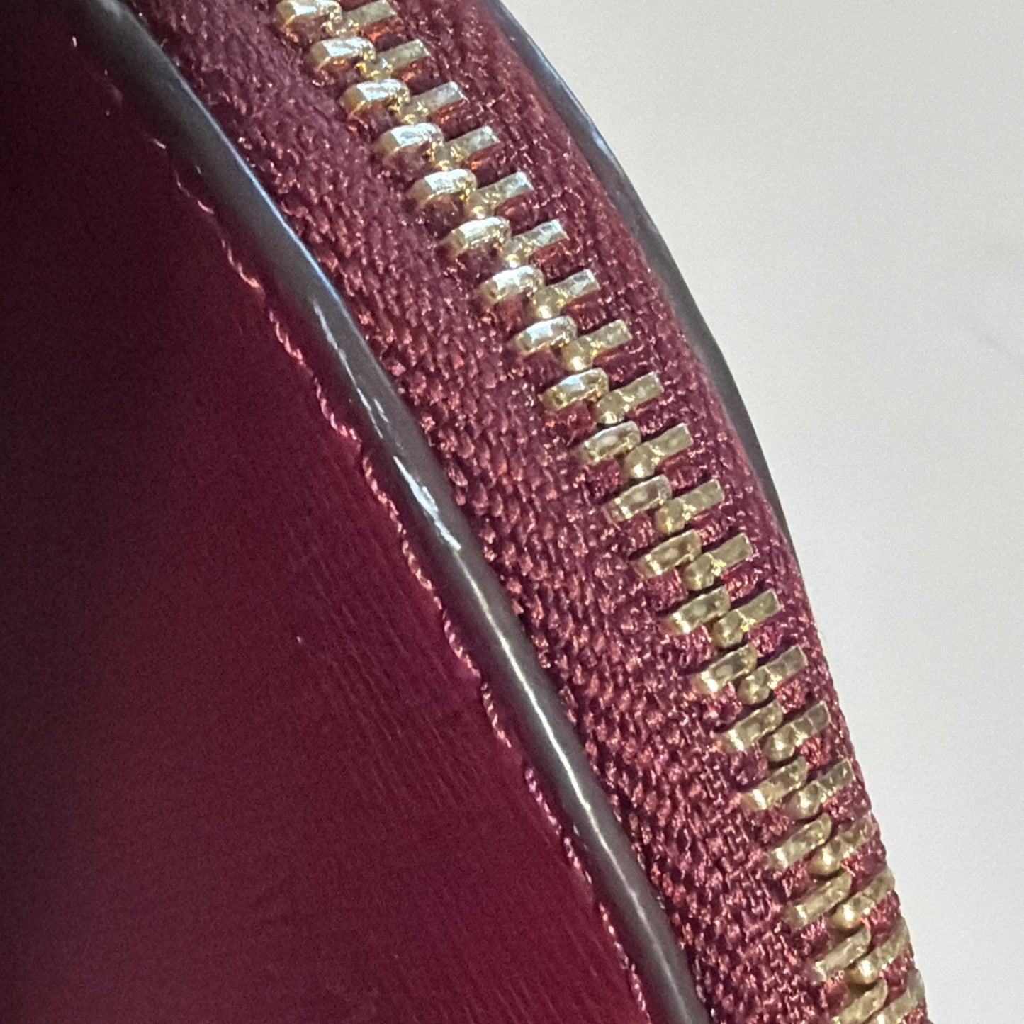 Kate Spade New York Staci Dome Saffiano Leather Backpack Burgundy