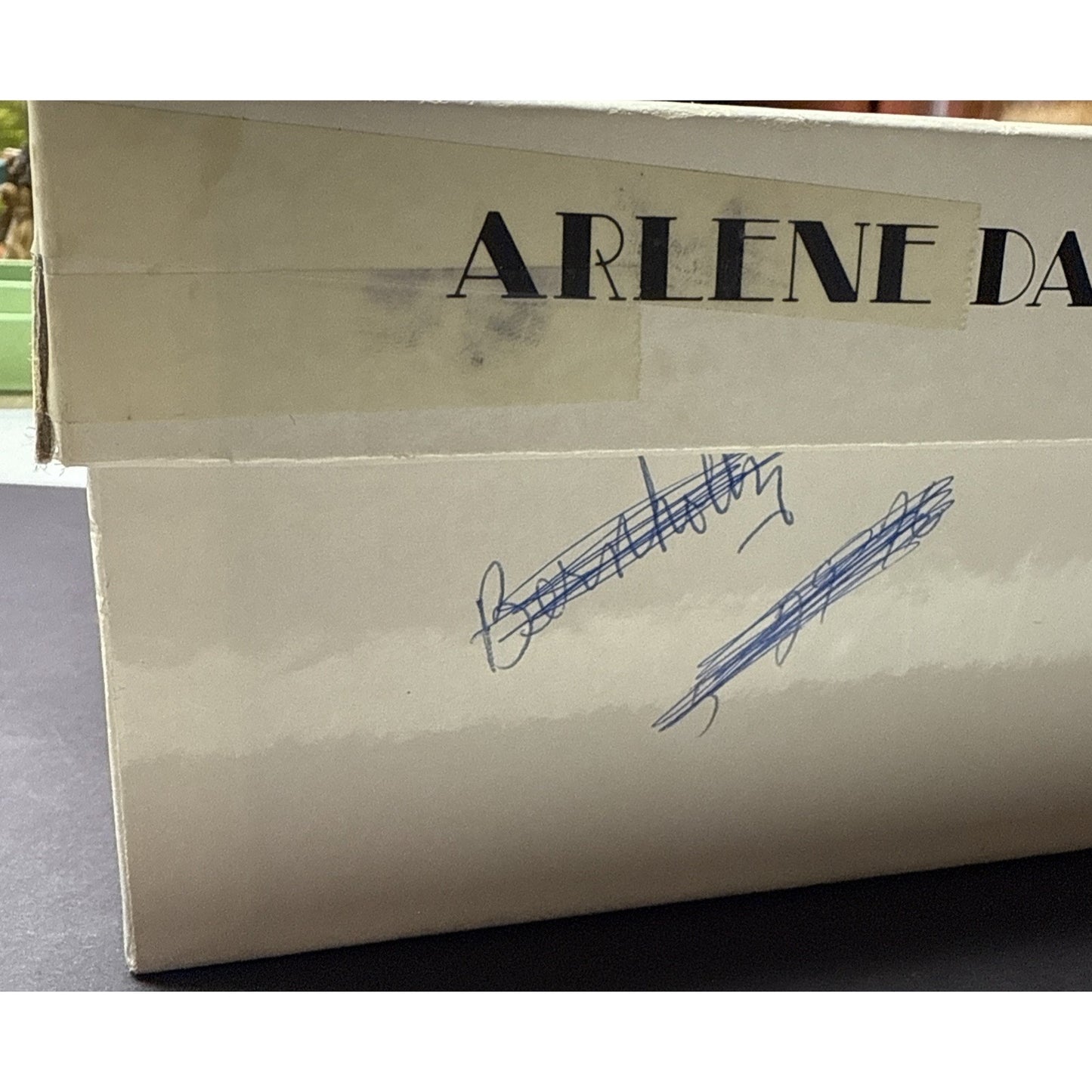 Vintage Arlene Dahl Short Ash Blonde Wig Hair Piece Curls Original Box As-Is