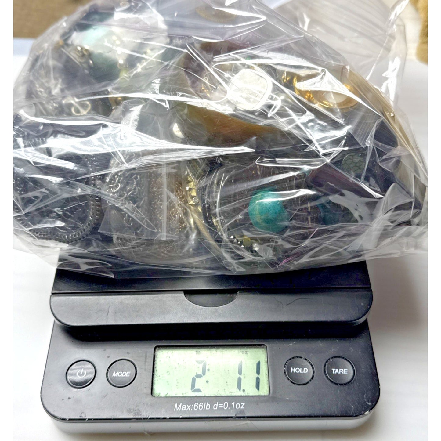 Vintage Modern Junk Jewelry Lot Craft Art Damage Craft Art Wearable As-Is 2#