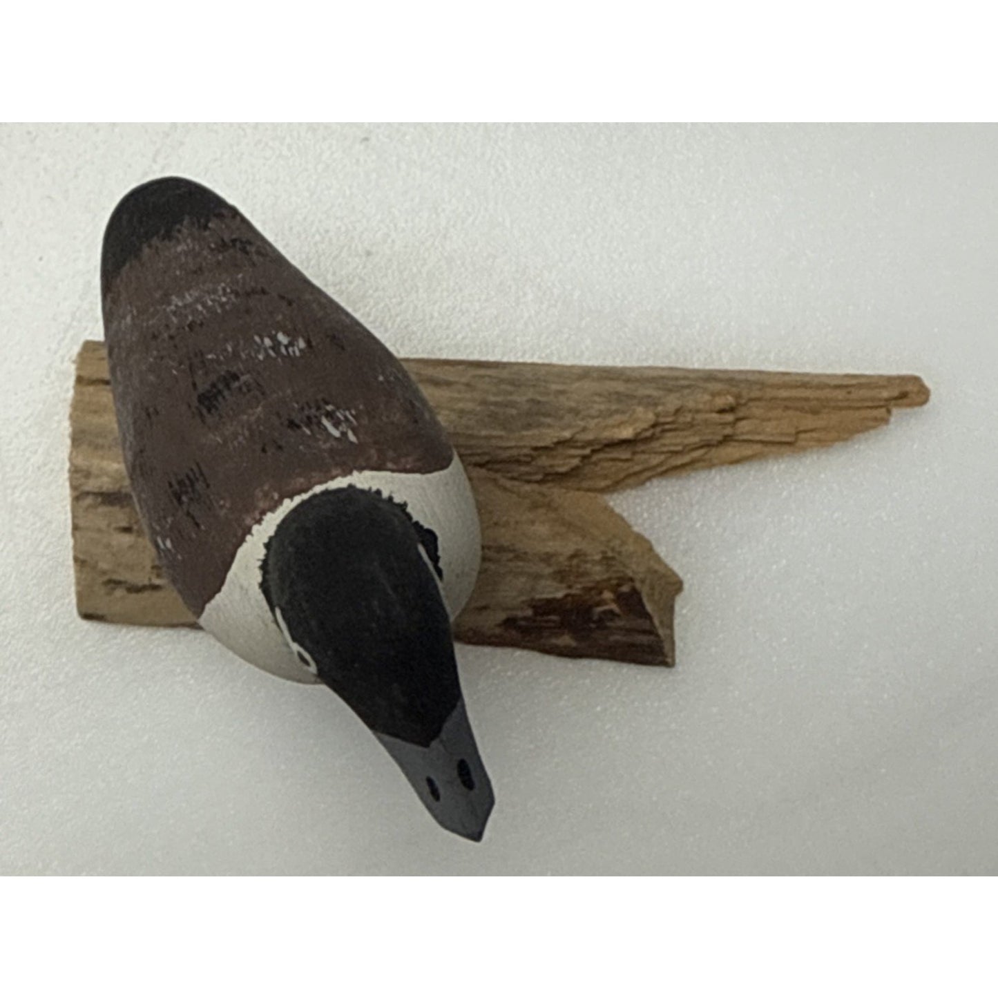 Vintage Hand Carved Wooden Canada Goose Driftwood Signed Ray Proulx Quebec