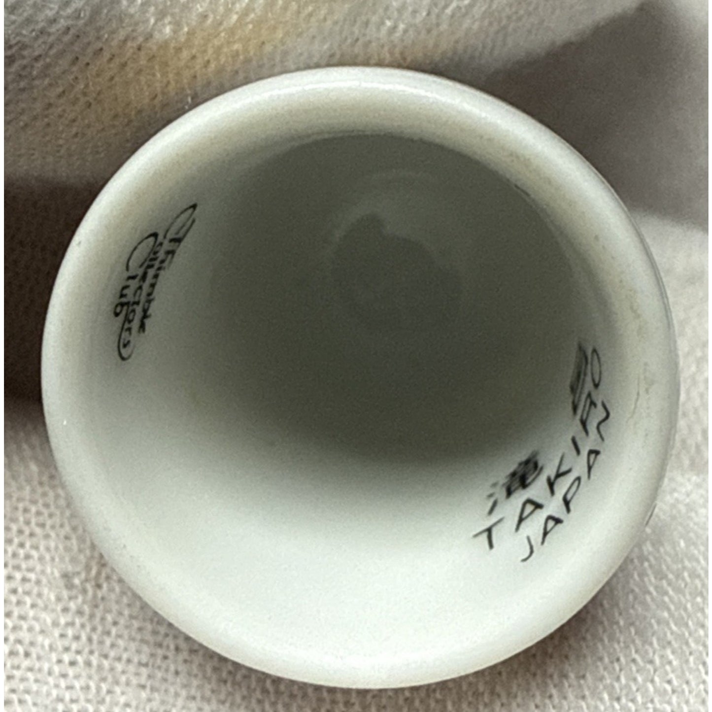 Vtg Lot of 6 TCC Japan Thimbles Porcelain Panda Floral Takiro Shibata Shozan