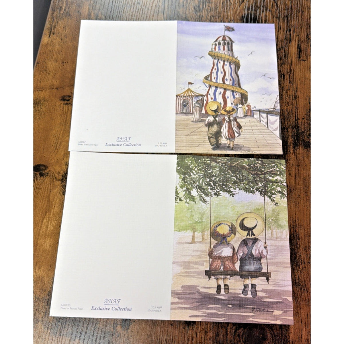 Vtg Lot of 10 Mixed Greeting Cards Foil Warren Brownsword Kelly AHAF Engelbreit