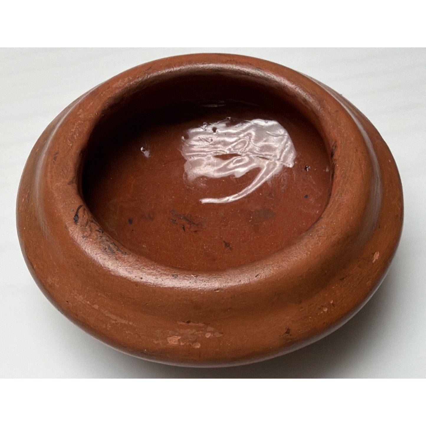 Vtg Navajo Art Pottery Jar Etched Native American Southwestern Pot Lid Signed
