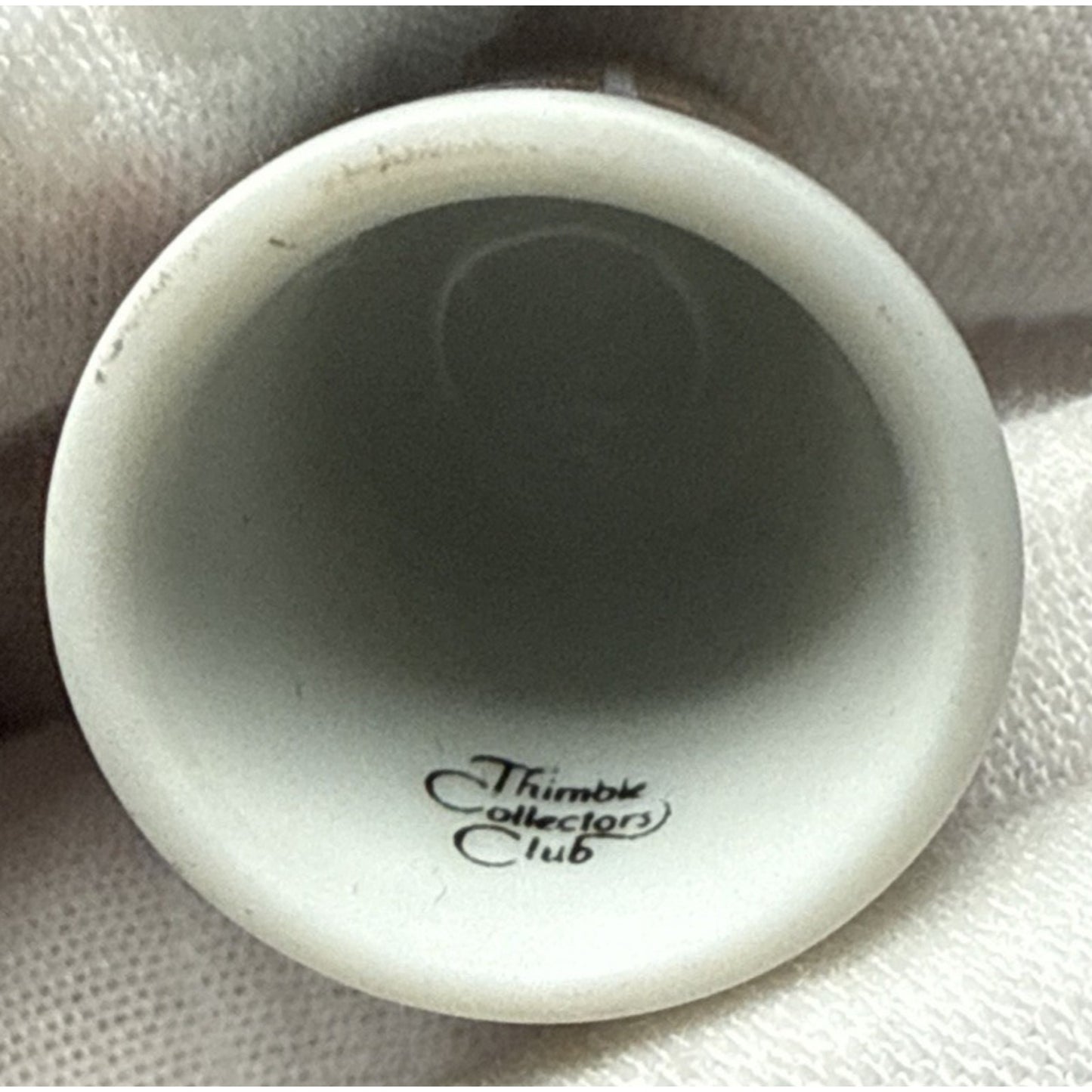 Vtg Lot of 6 TCC Japan Thimbles Porcelain Panda Floral Takiro Shibata Shozan