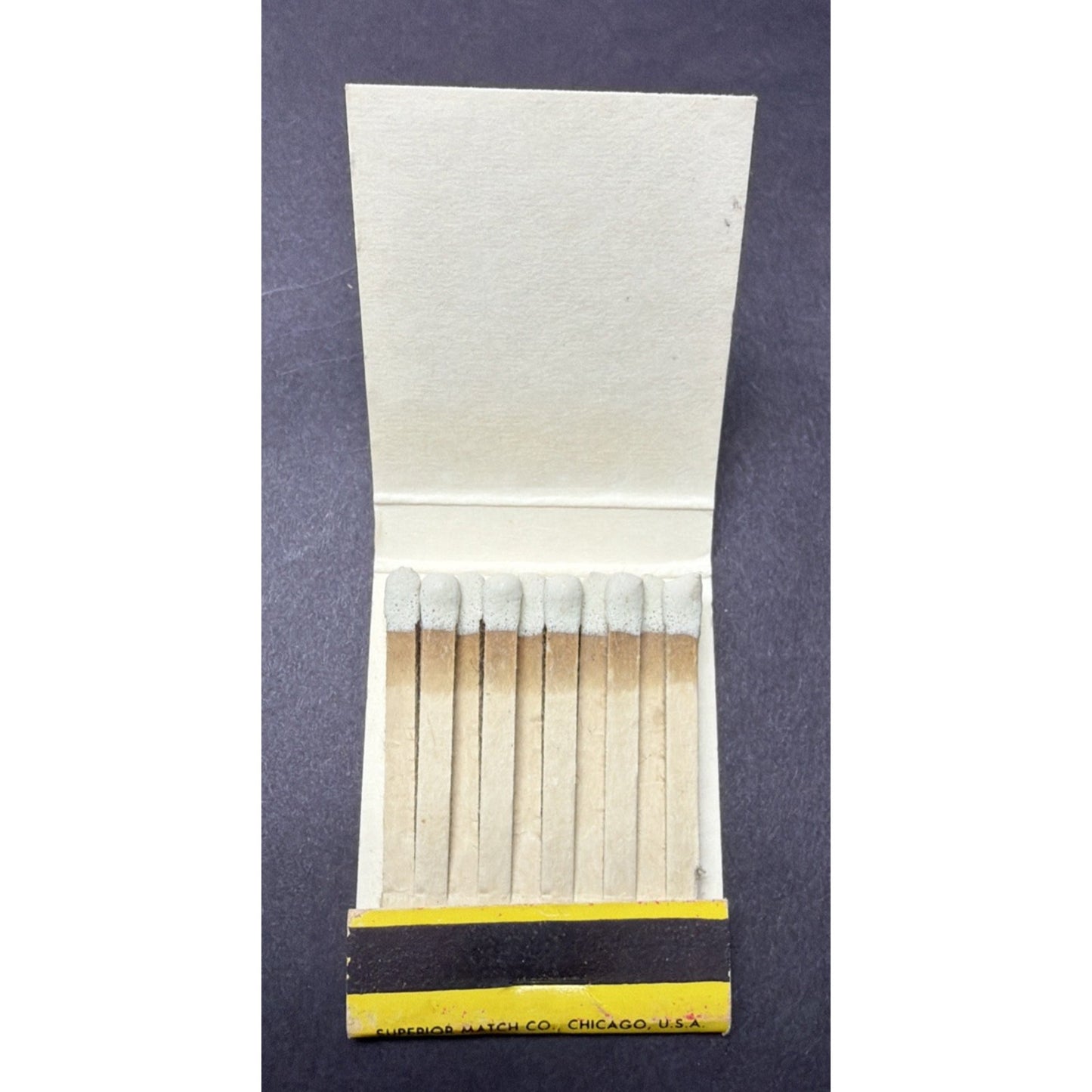 Vintage First National Bank Matchbook Advertising Matches Tipton Iowa Full
