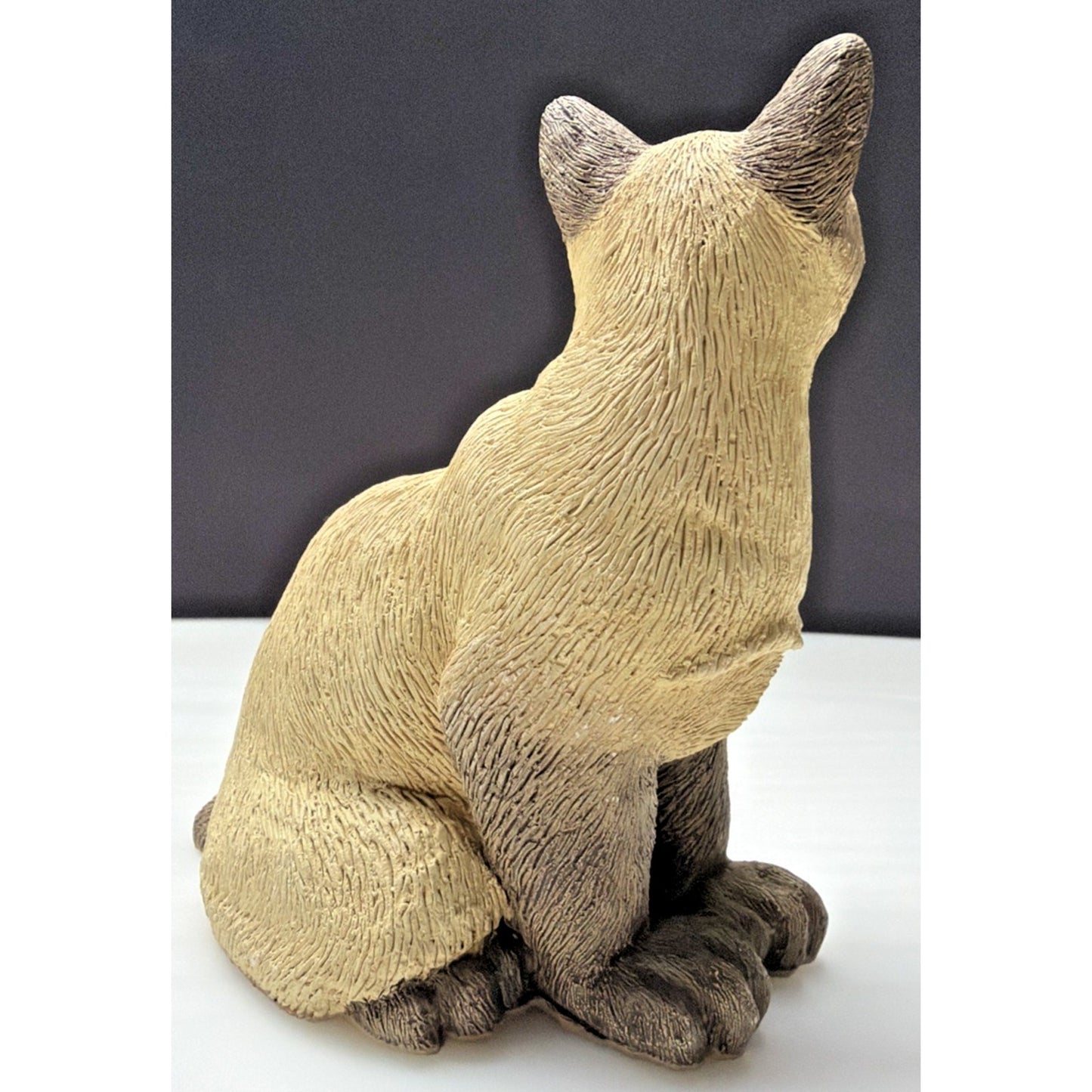 Vintage Siamese Cat Sculpture Figure Martha Carey Marty