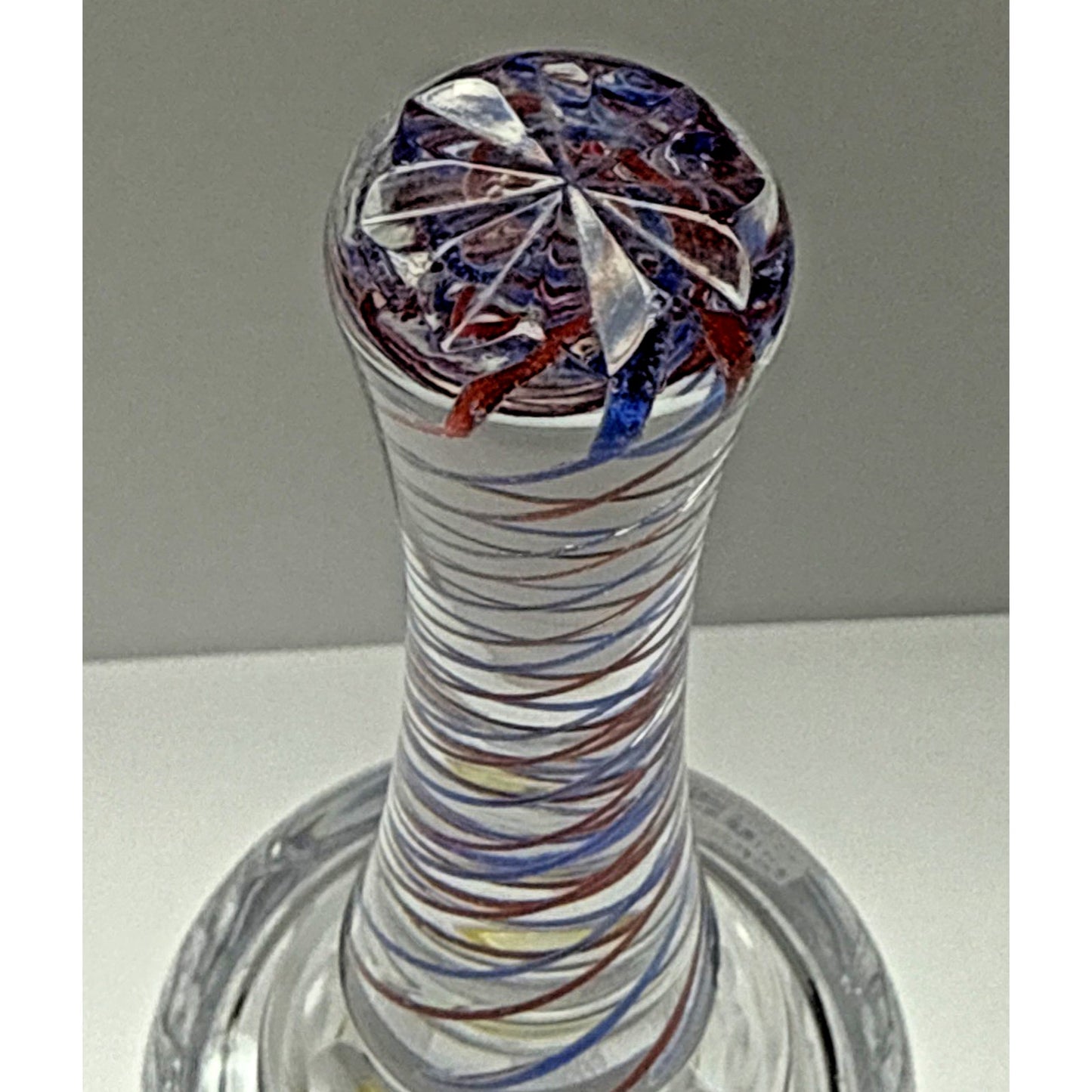 Vtg Royal Doulton Coronation Queen Elizabeth II Crystal Bell Swirl Handle Signed