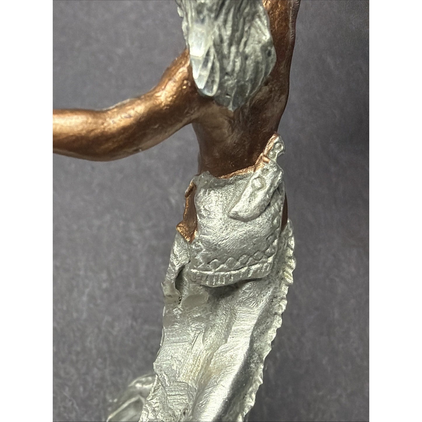 A Silierbok MWFP Masterworks Eagles Flight Gift Native American Pewter Figurine
