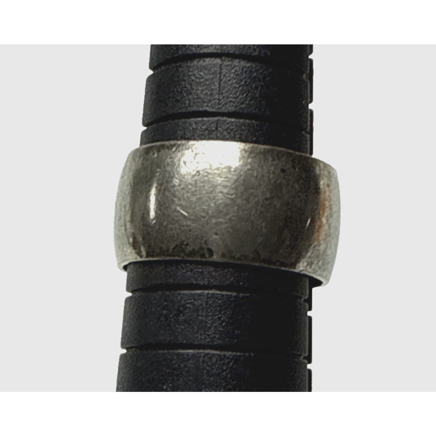 Vintage Uncas Cigar Band Ring Silver Metal Sz 6 As Is