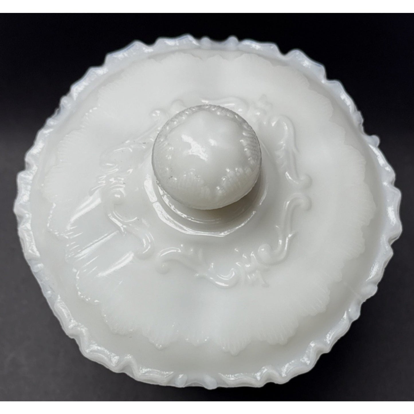 EAPG Dithridge Glass Versailles Table Set Covered Sugar Bowl As-Is