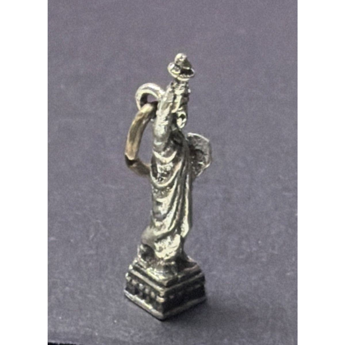 Vintage 925 Sterling Silver Statue of Liberty Charm Pendant NYC Souvenir
