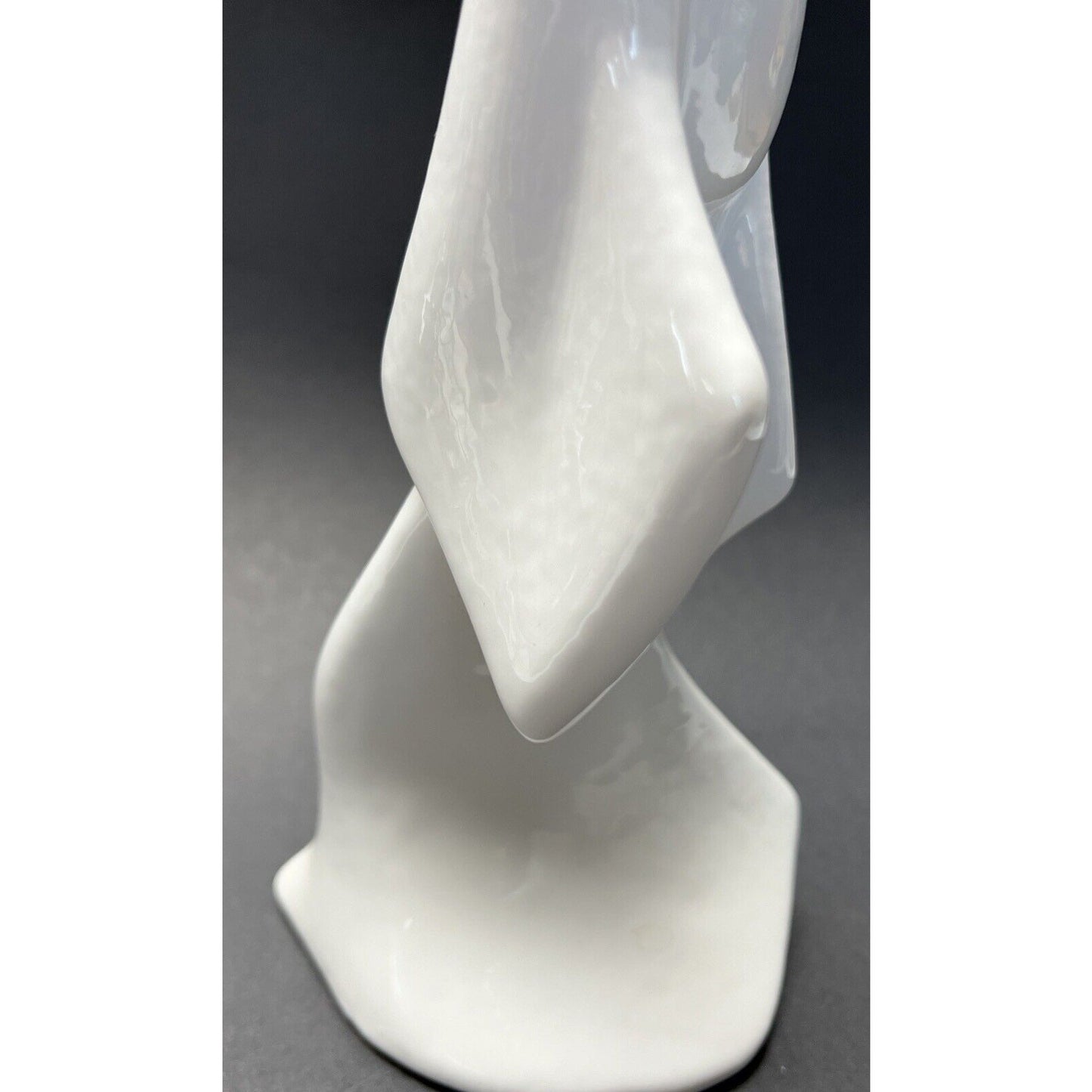 Vtg Blanc de Chine Awa Odori Dancer Sculpture Keiten Takahashi Porcelain Glazed