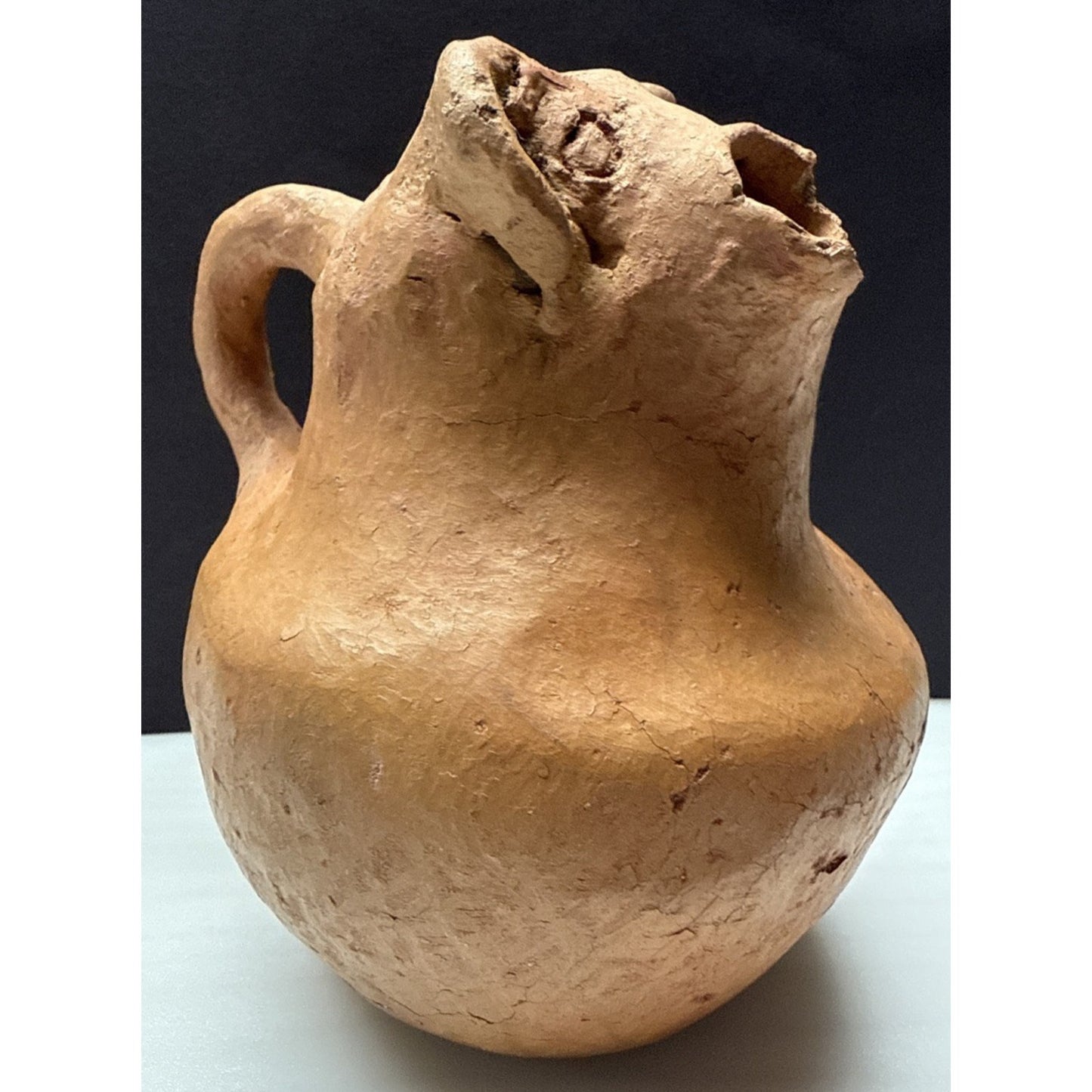 Columbian Zoomorphic Effigy Jar Clay Pitcher Jug As Is