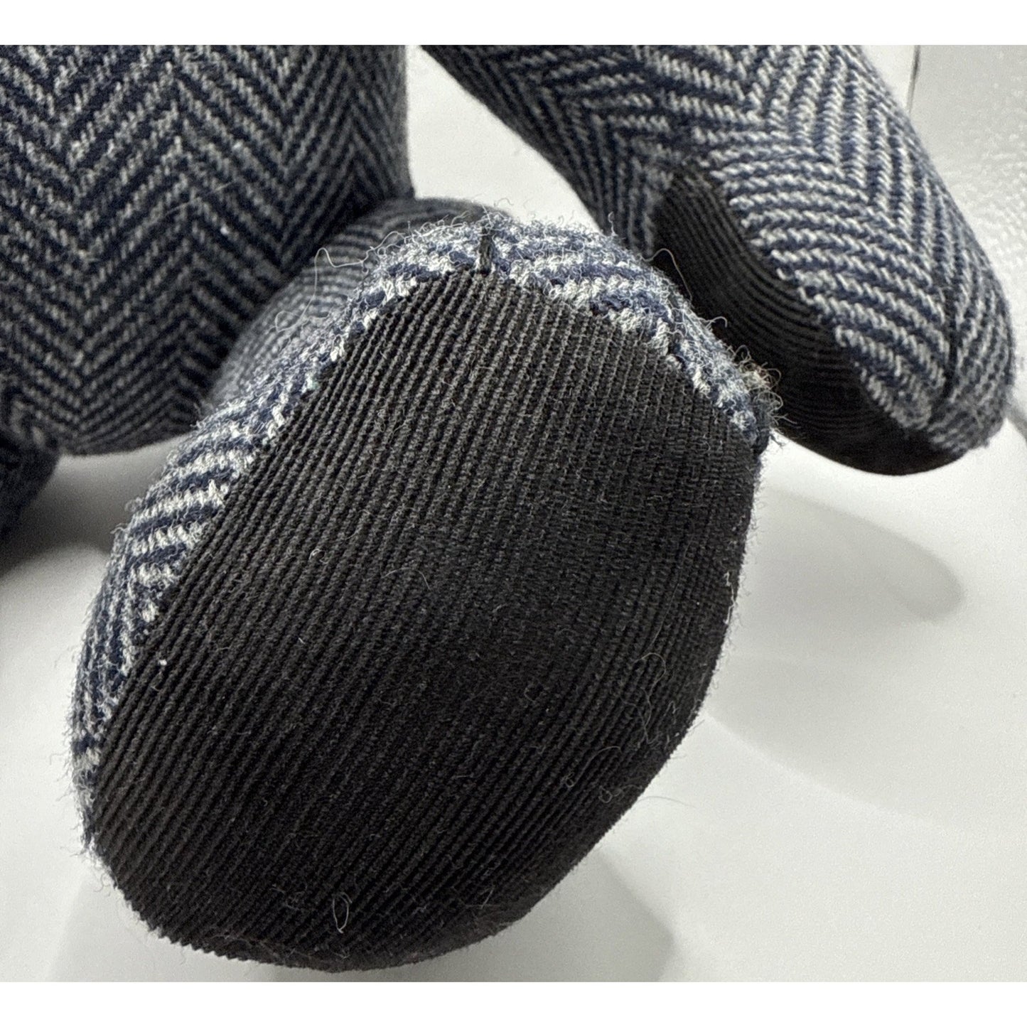 Handmade Tweed Teddy Bear Herringbone Jointed Corduroy Harris Read