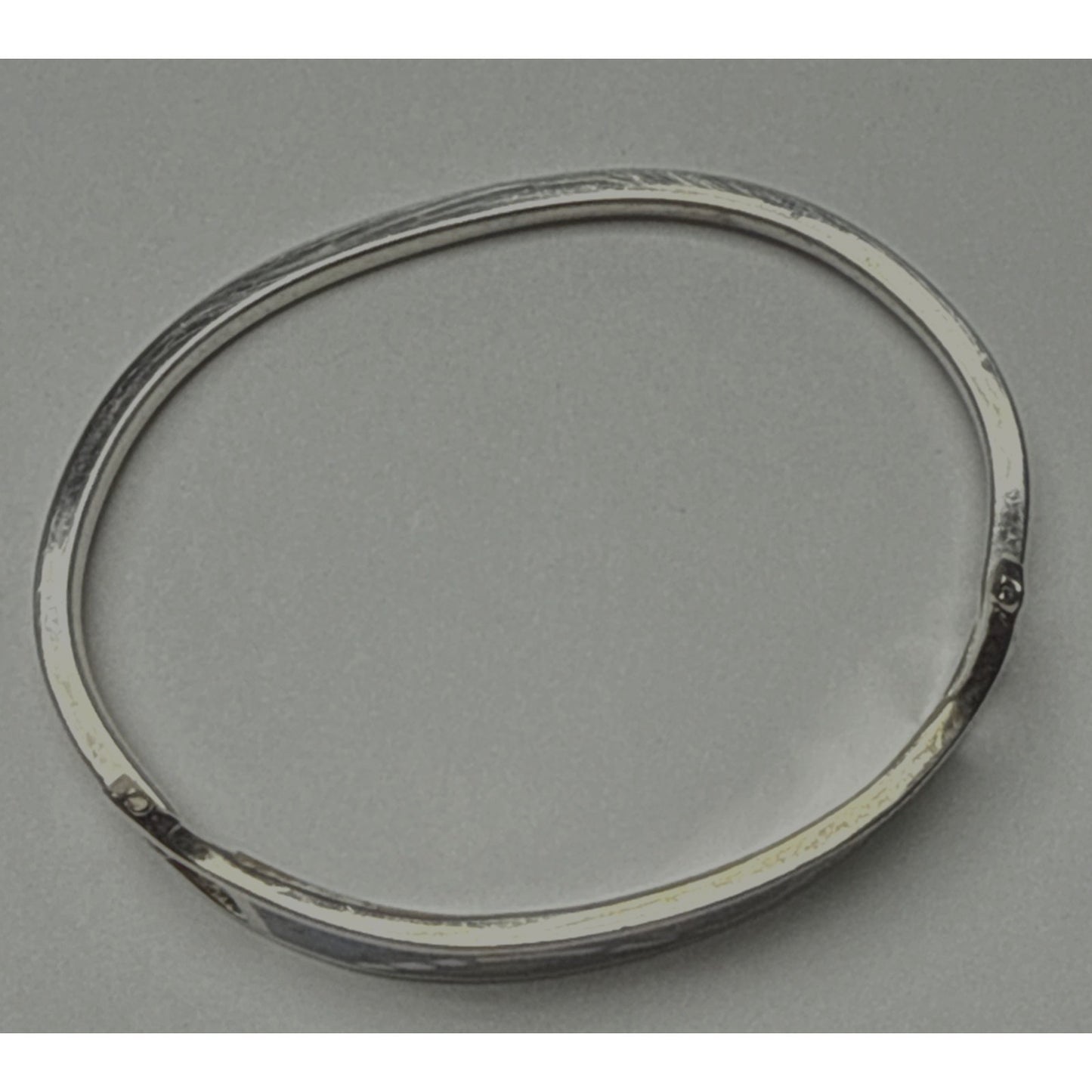 Vtg Taxco Mexico Inlaid Bracelet Snake Abalone Hinged Mother of Pearl Onyx Lapis