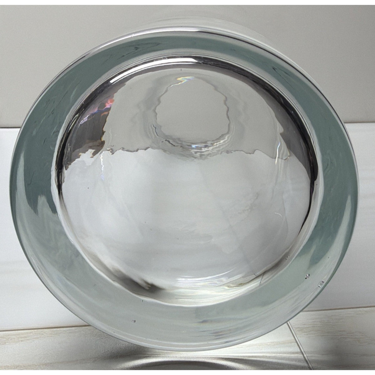 LSA International Mouth Blown Column Vase Large Clear Cylinder Holder As Is