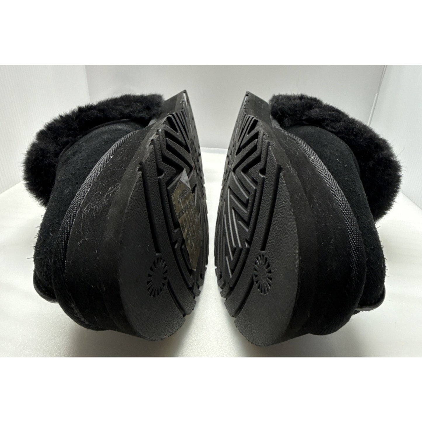 Ugg Platform Black Slipper Disquette 1122550 Size 7