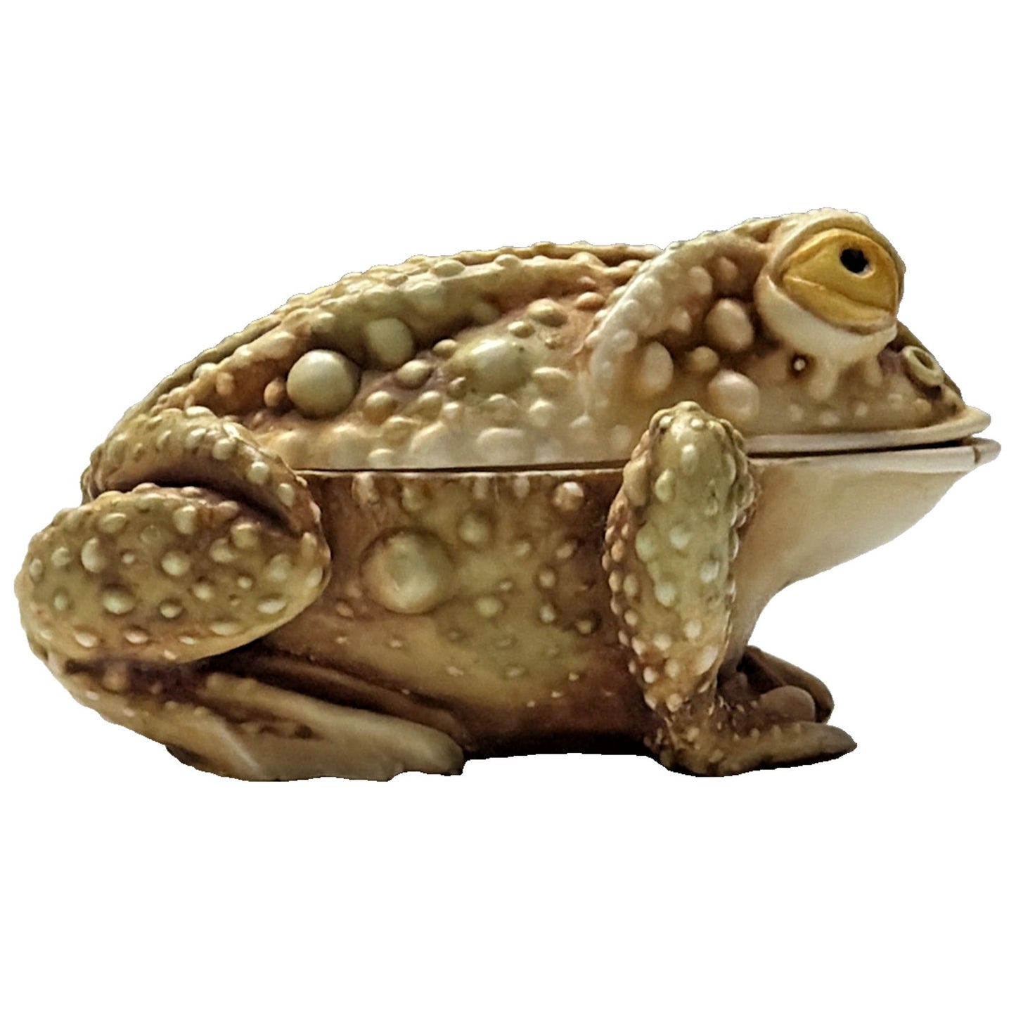 Vtg Harmony Kingdom Frog Toad Treasure Jests Princely Thoughts Figurine Trinket