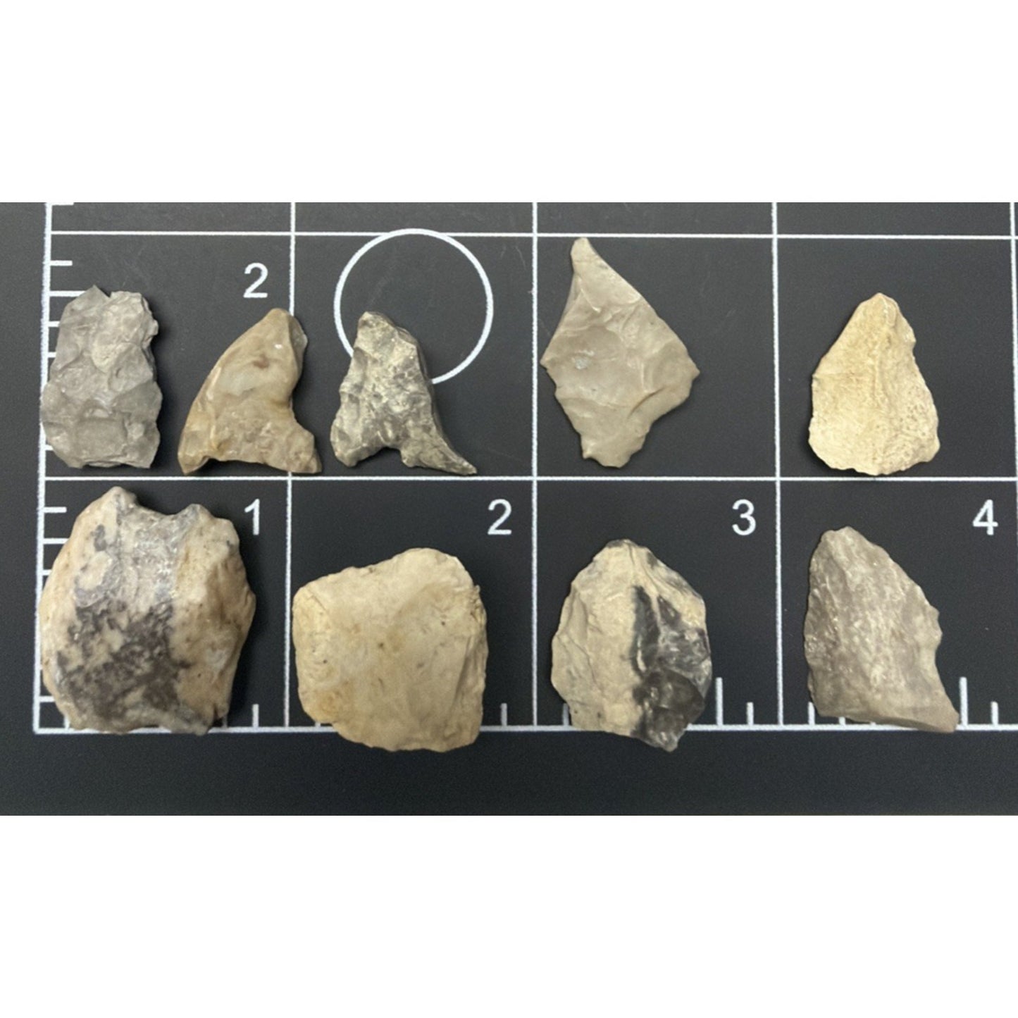 Old Lot of 18 Native American Artifact Carved Stone Fragment Arrowhead Preform