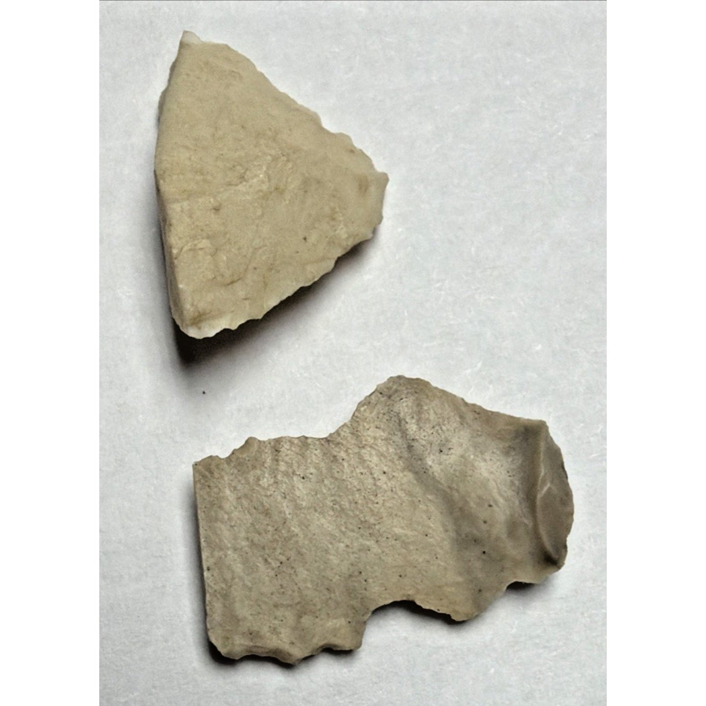 Old Lot of 18 Native American Artifact Carved Stone Fragment Arrowhead Preform