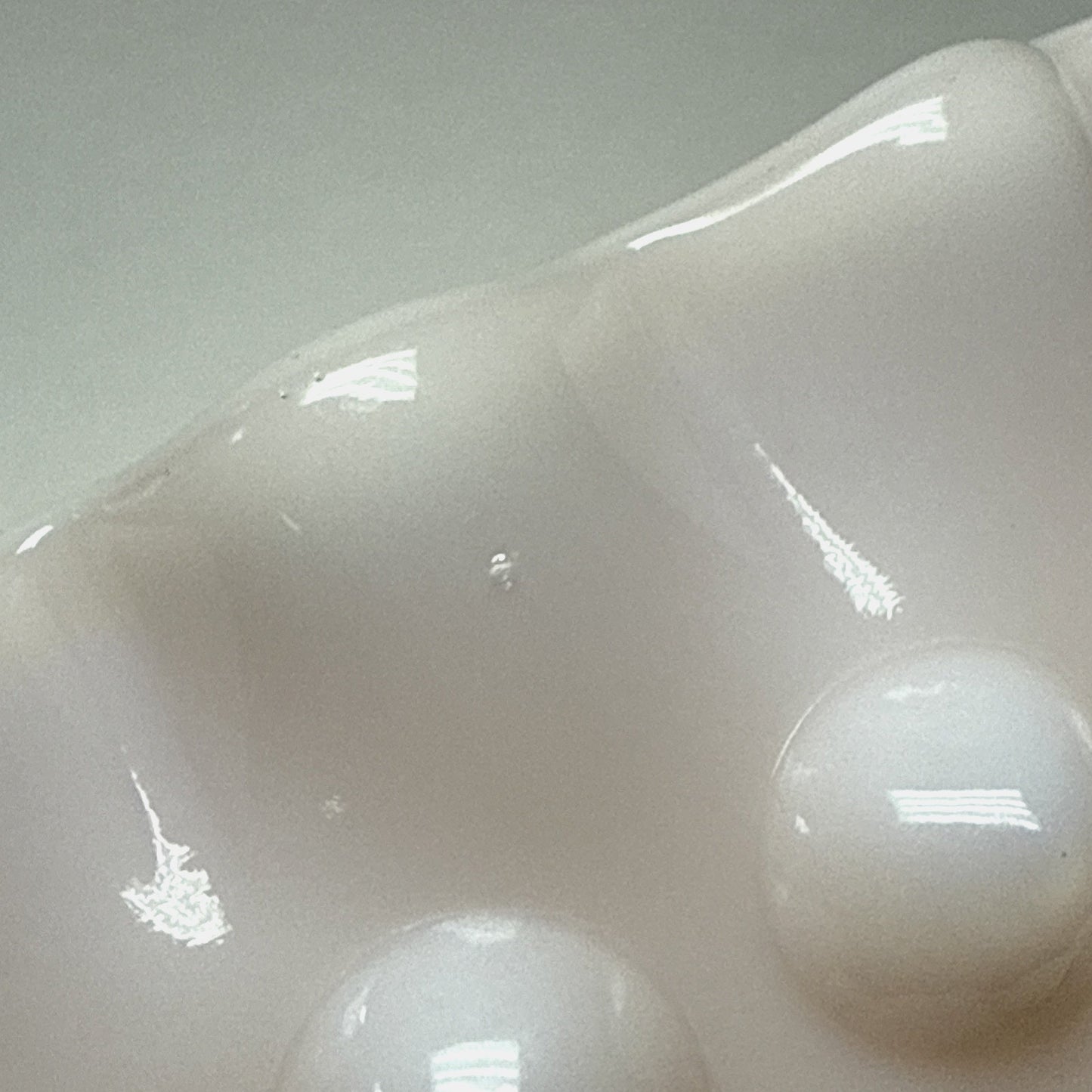 Rare Fenton Pastel Pink Rose Milk Glass Hobnail Candy Dish Powder Jar Lid As-Is